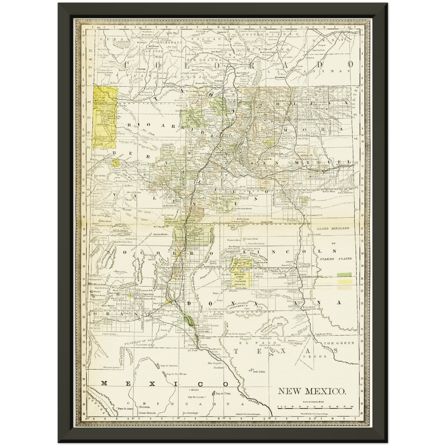 Historical city map Test product horizontal 3 sizes