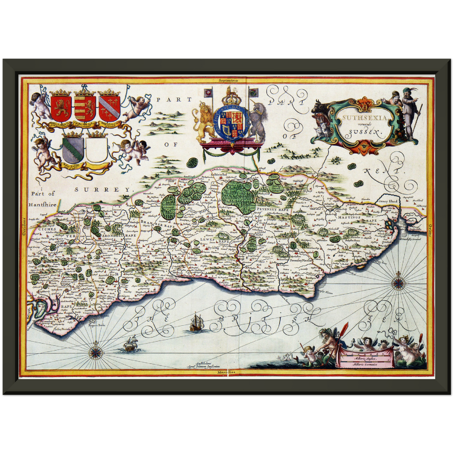 Historical city map Test product horizontal 3 sizes