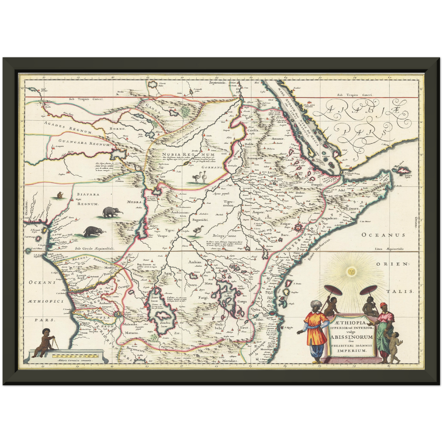 Historical city map Test product horizontal 3 sizes