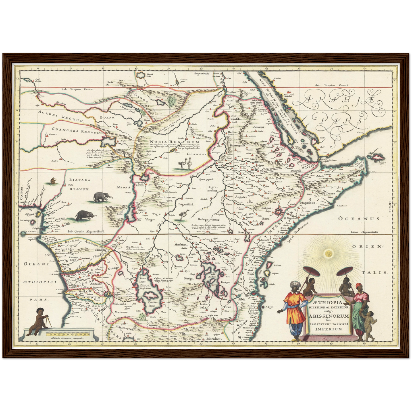 Historical city map Test product horizontal 3 sizes