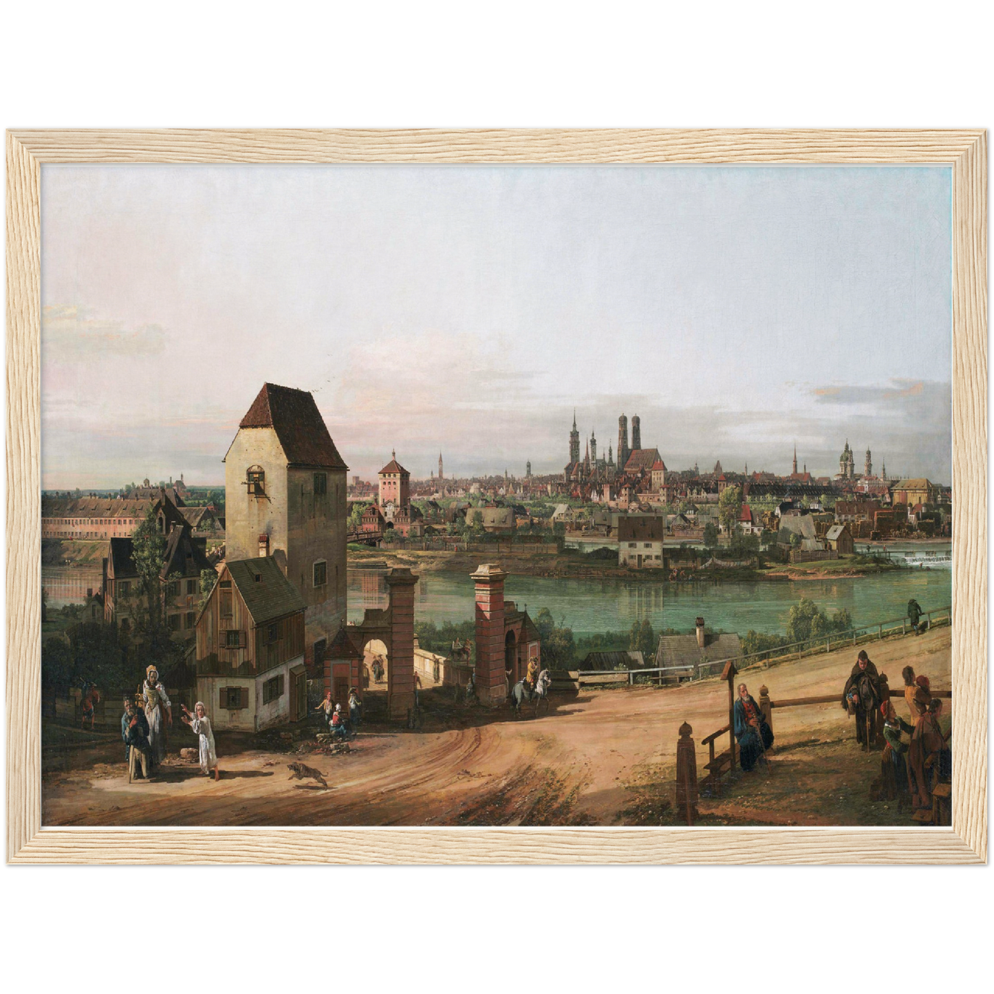 Historische Ansicht München um 1761