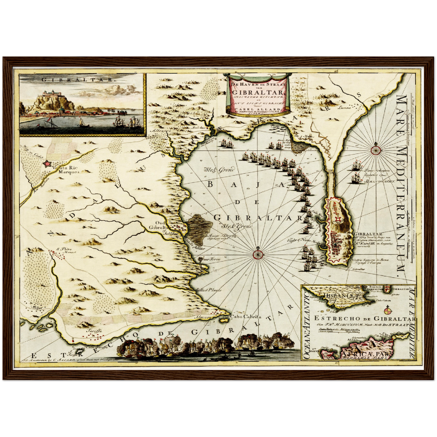 Historical city map Test product horizontal 3 sizes