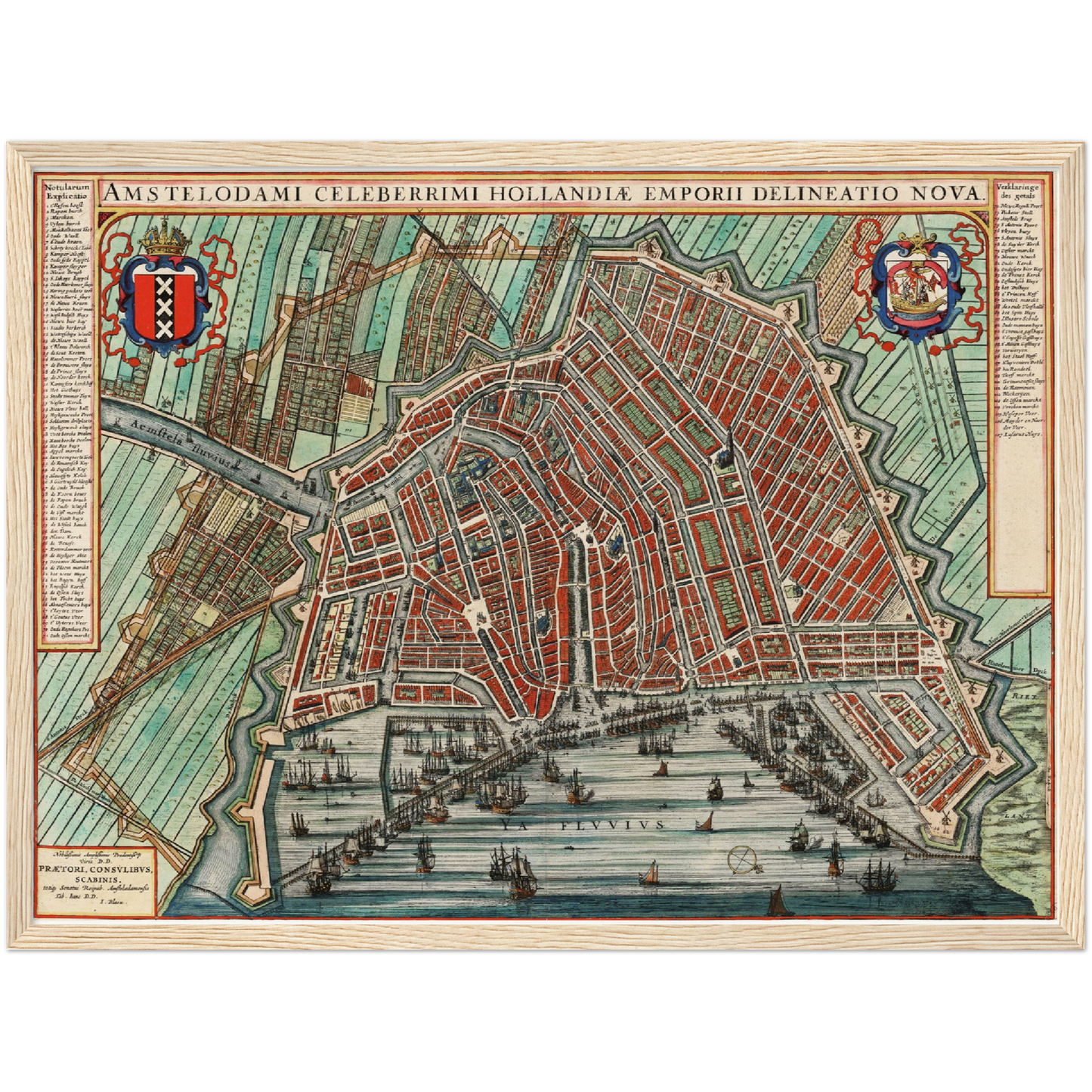Historical city map Test product horizontal 3 sizes