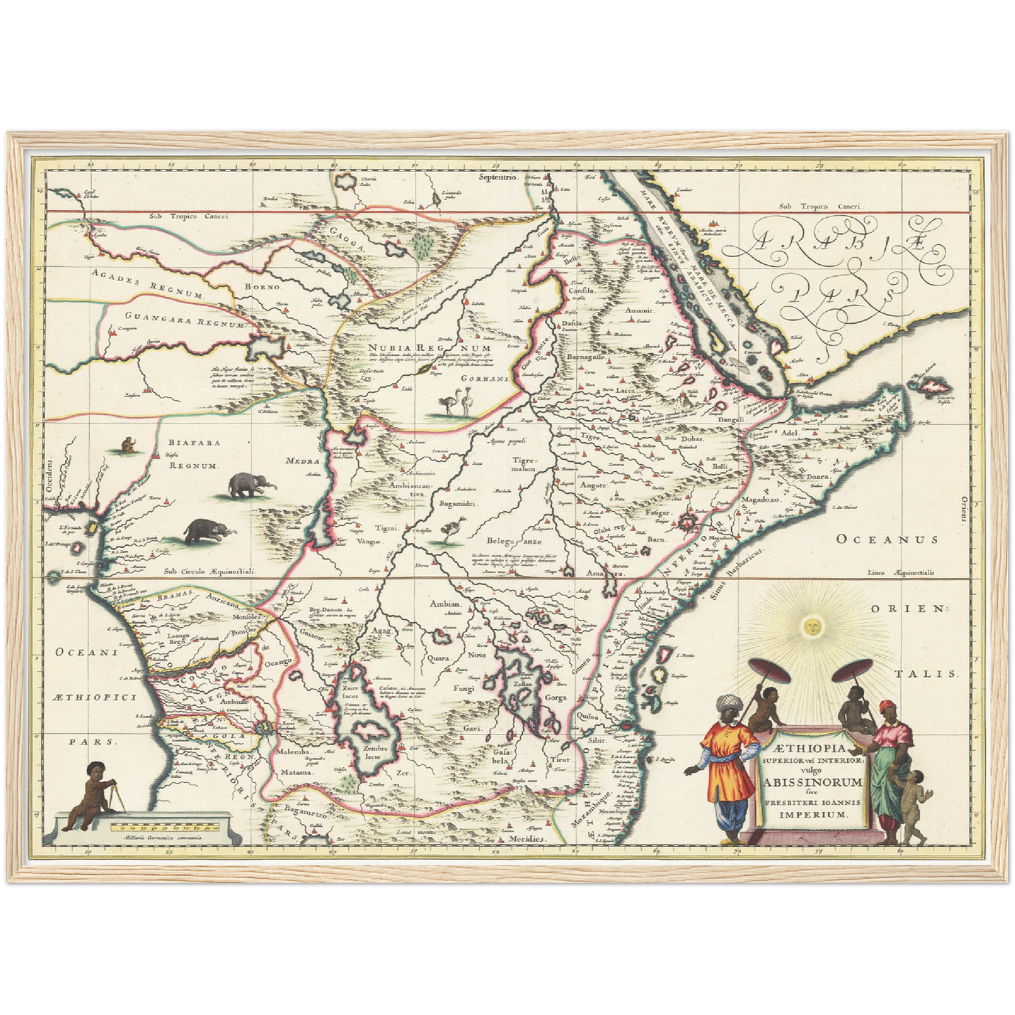 Historical city map Test product horizontal 3 sizes