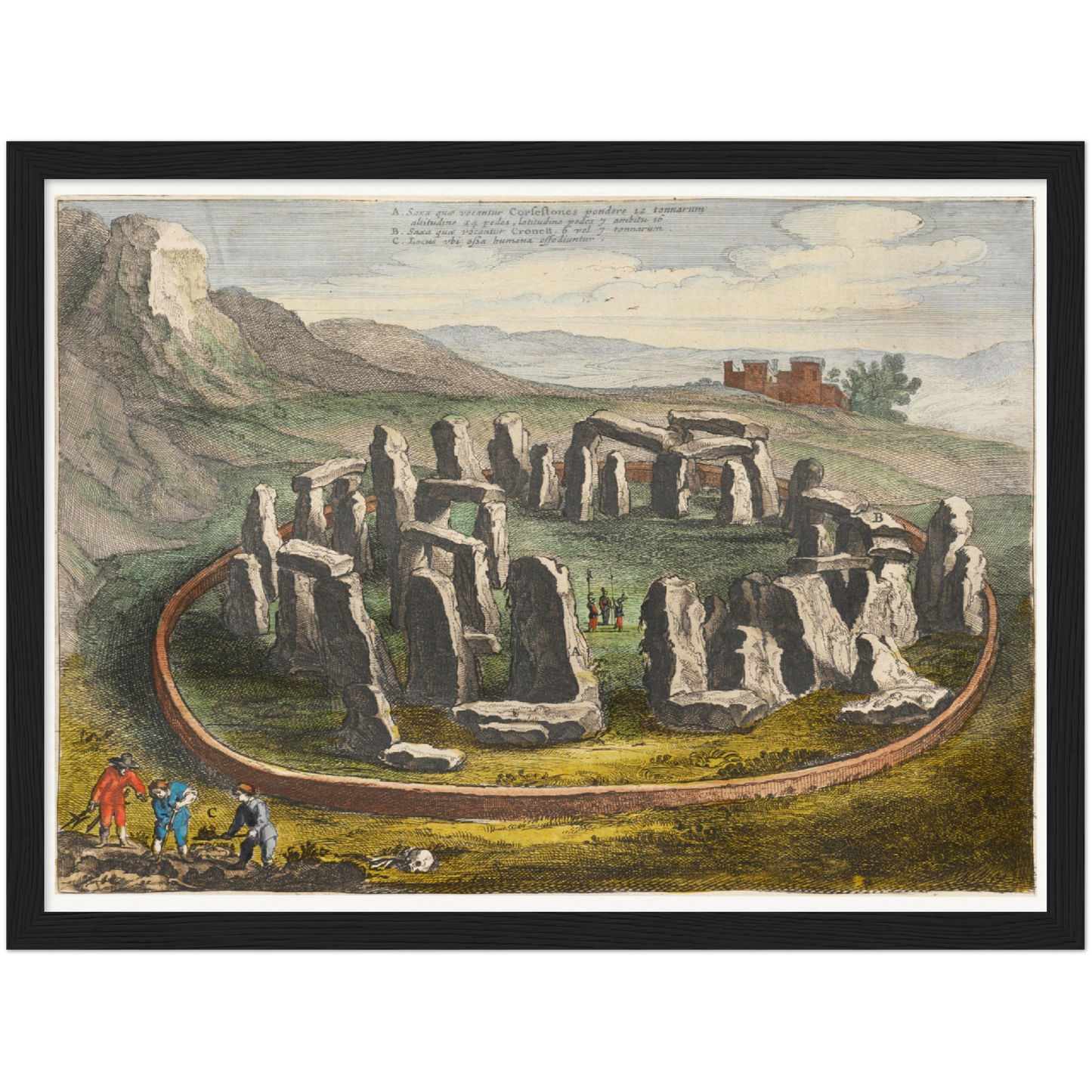 Historical city map Test product horizontal 3 sizes