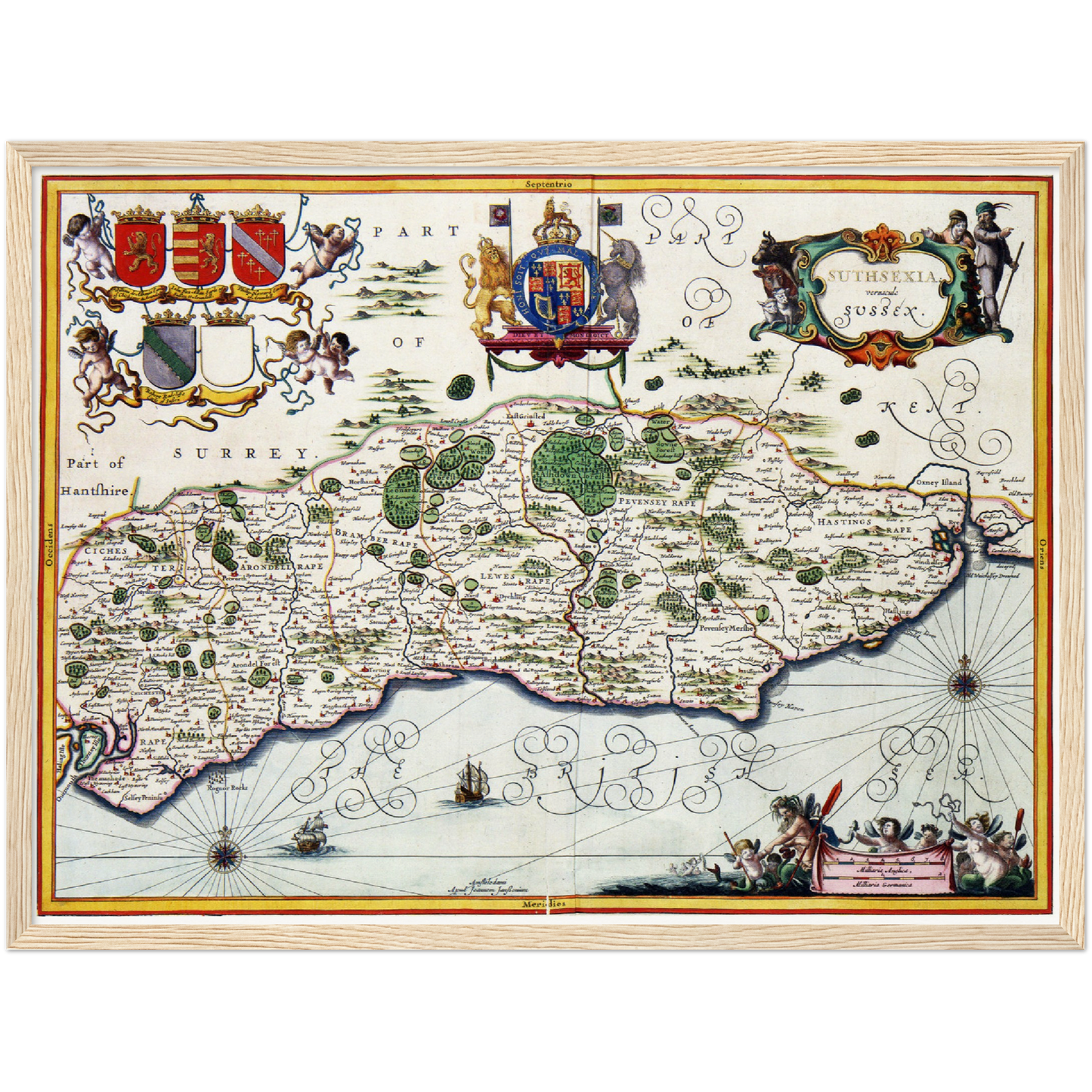 Historical city map Test product horizontal 3 sizes