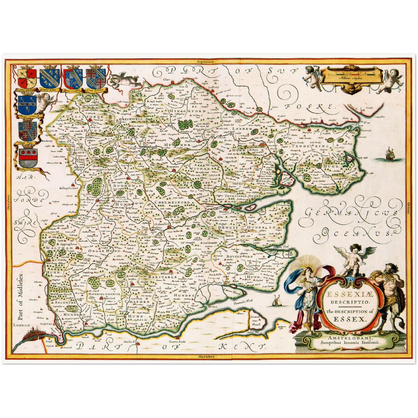Historical city map Test product horizontal 3 sizes