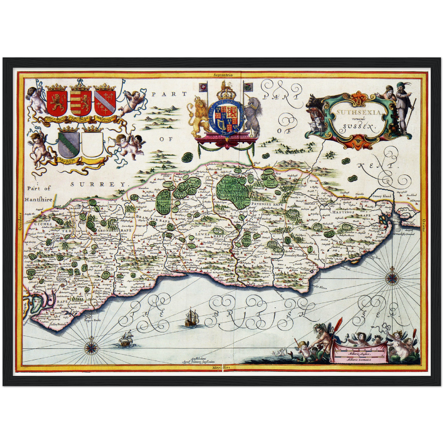 Historical city map Test product horizontal 3 sizes