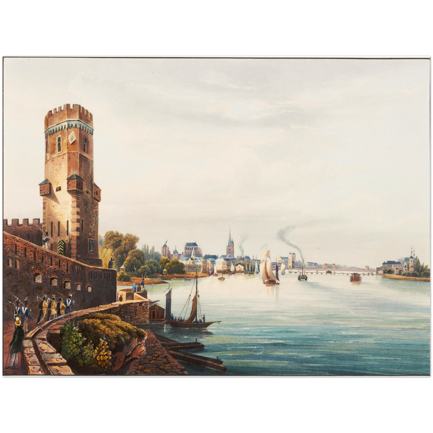 Historische Ansicht Köln um 1800