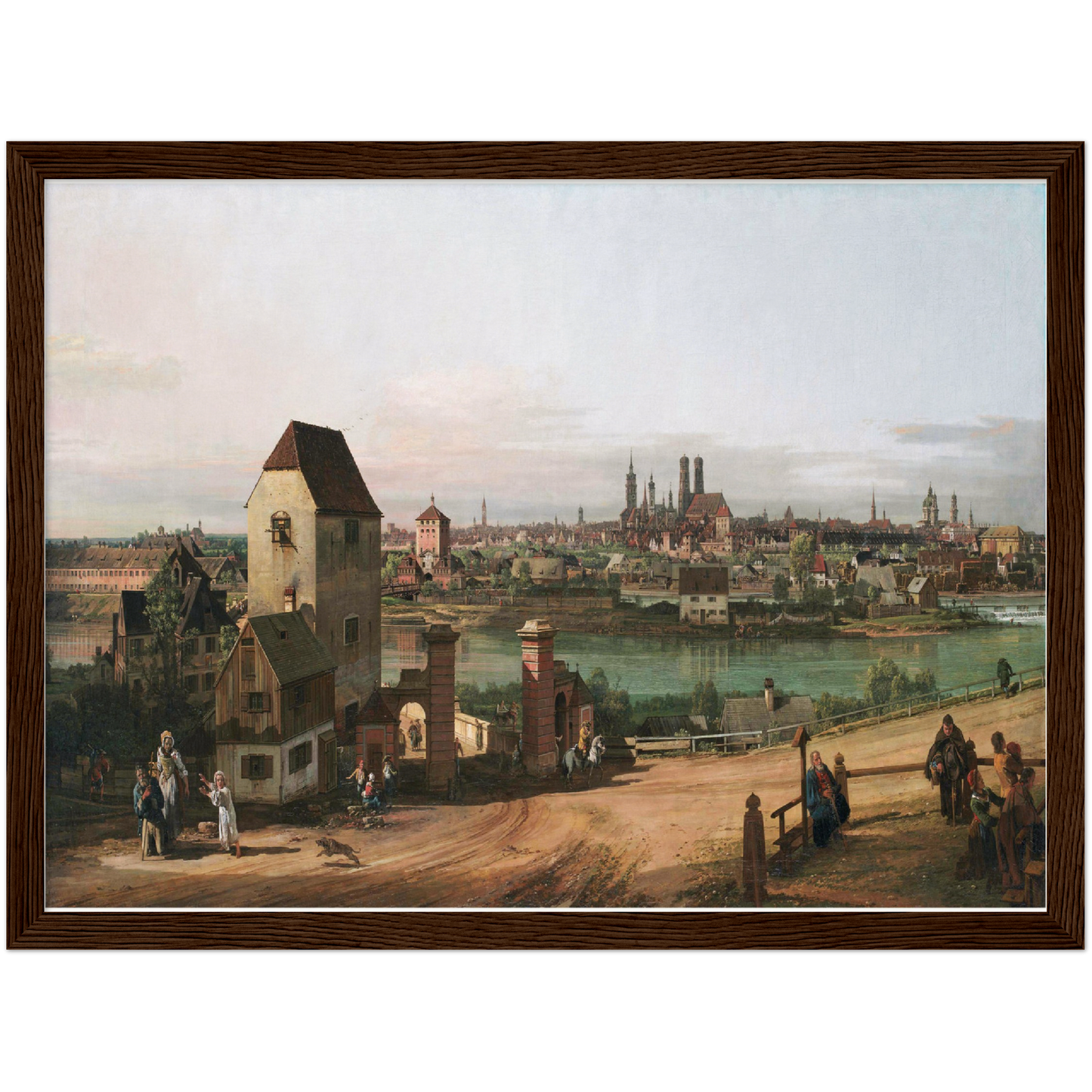 Historische Ansicht München um 1761