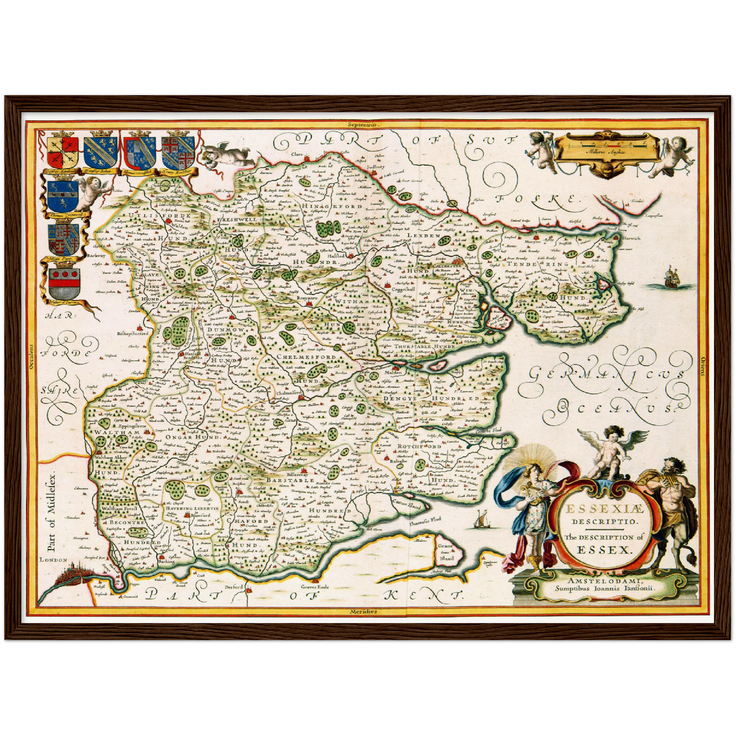 Historical city map Test product horizontal 3 sizes