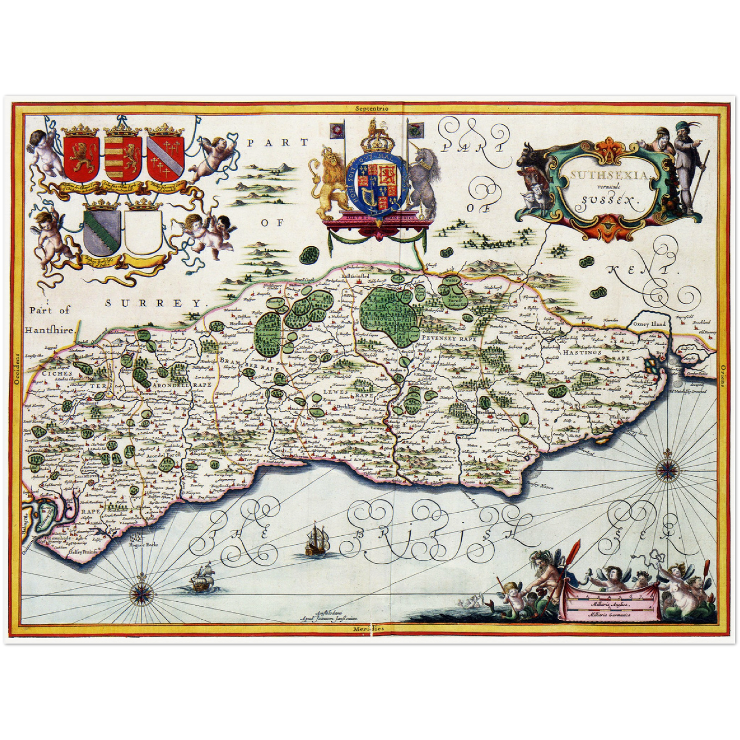 Historical city map Test product horizontal 3 sizes
