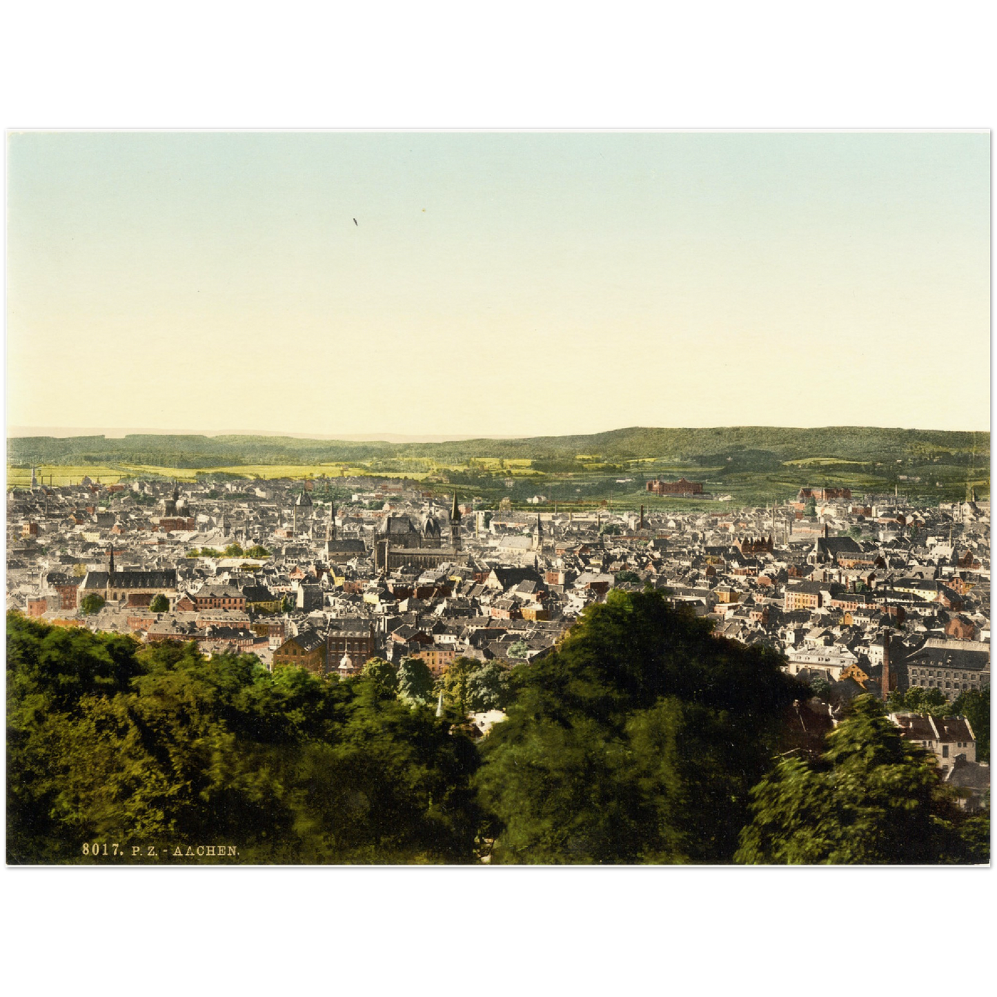Historische Ansicht Aachen um 1895