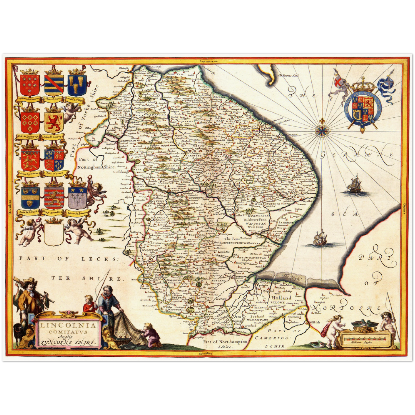 Historical city map Test product horizontal 3 sizes