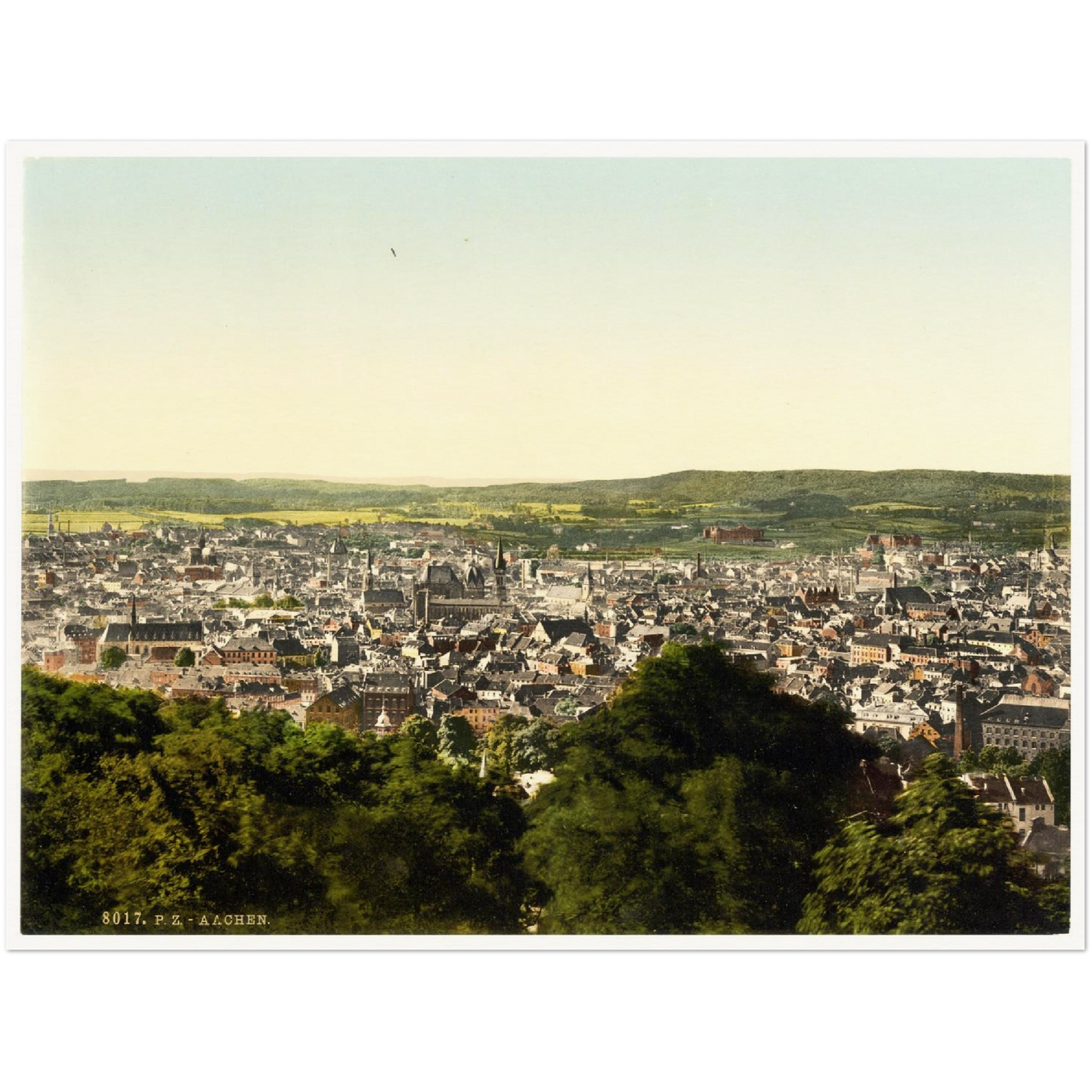 Historische Ansicht Aachen um 1895