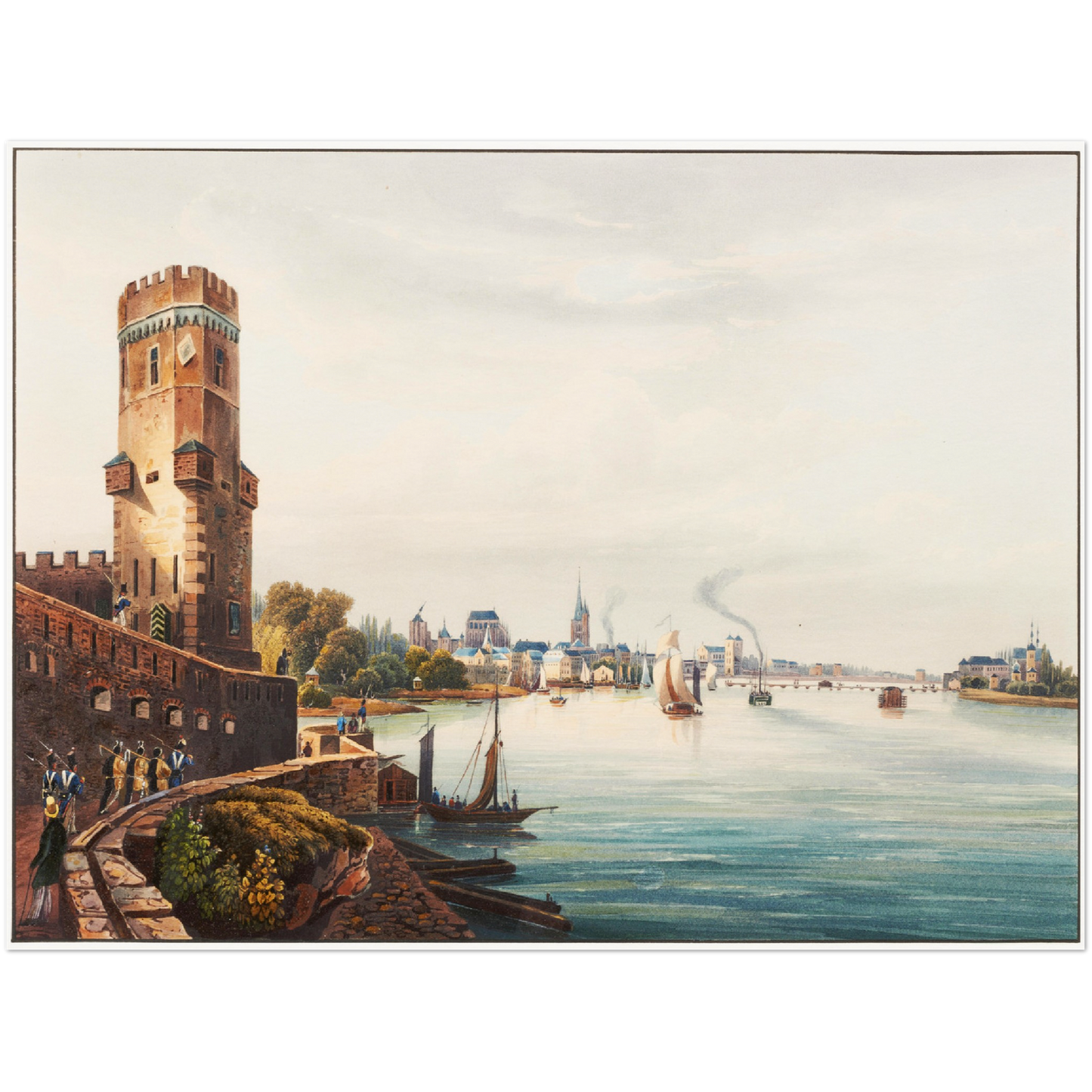 Historische Ansicht Köln um 1800
