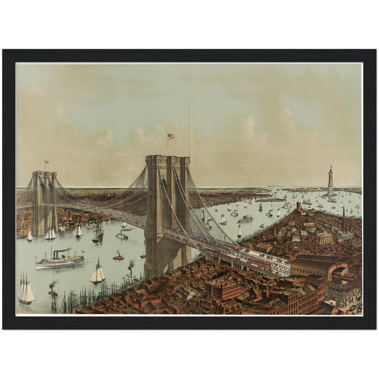Historical city map Test product horizontal 3 sizes