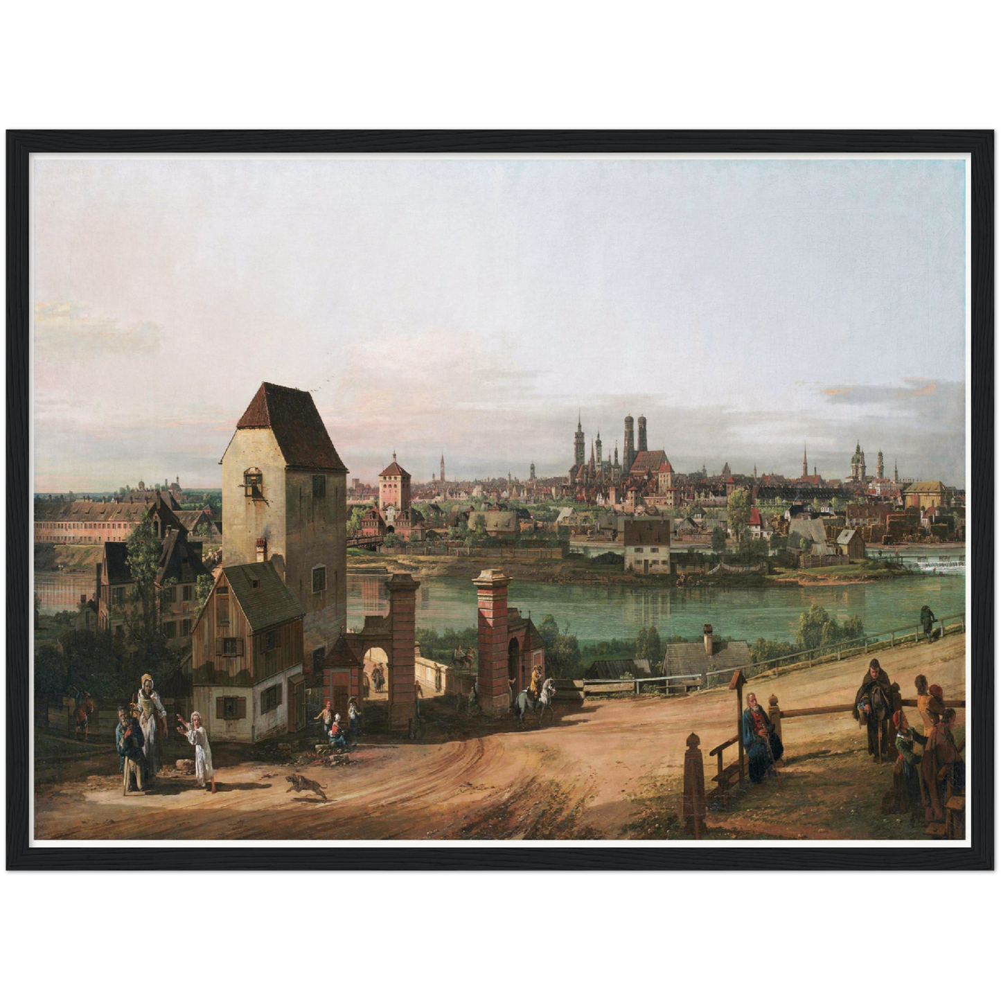 Historische Ansicht München um 1761