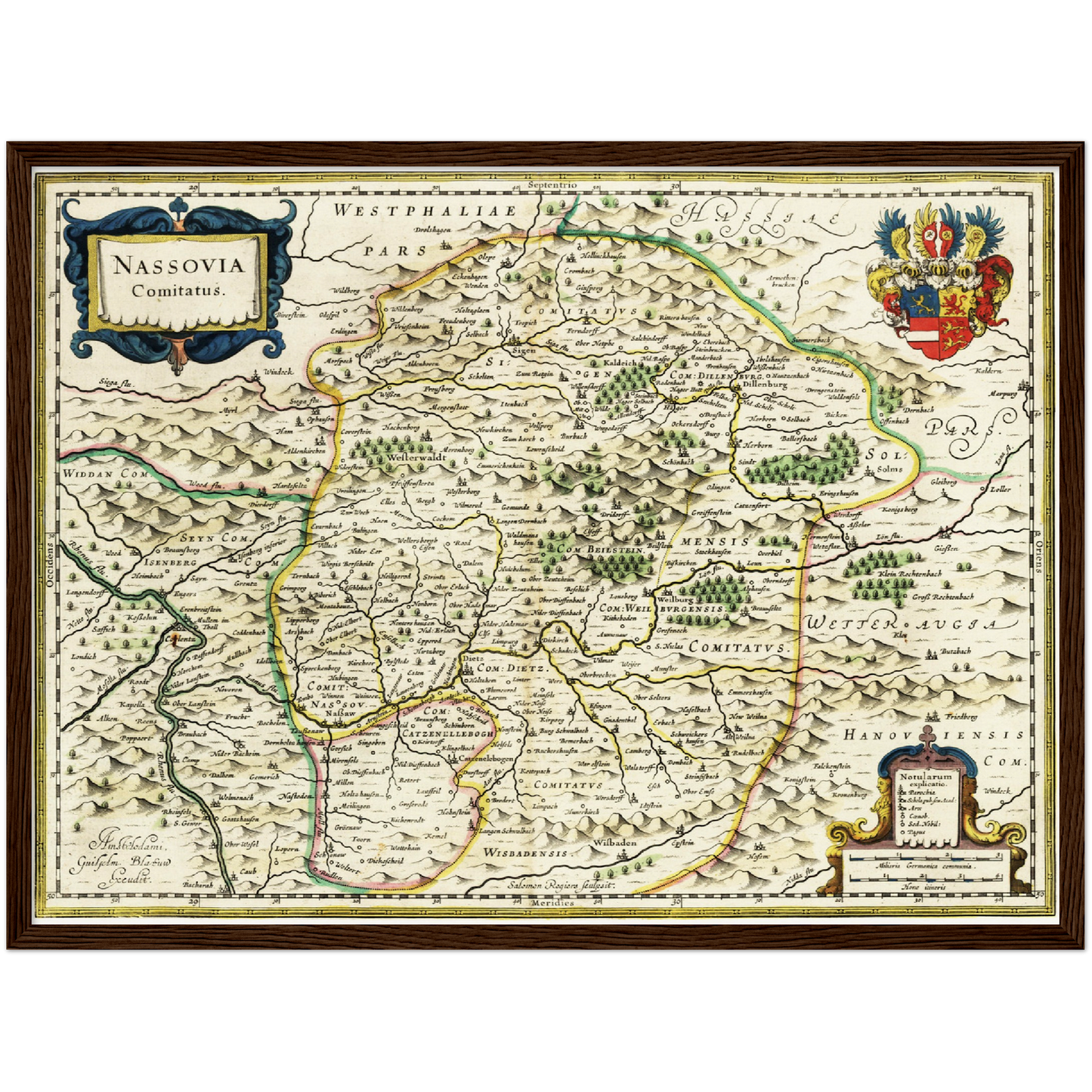 Historical city map Test product horizontal 3 sizes