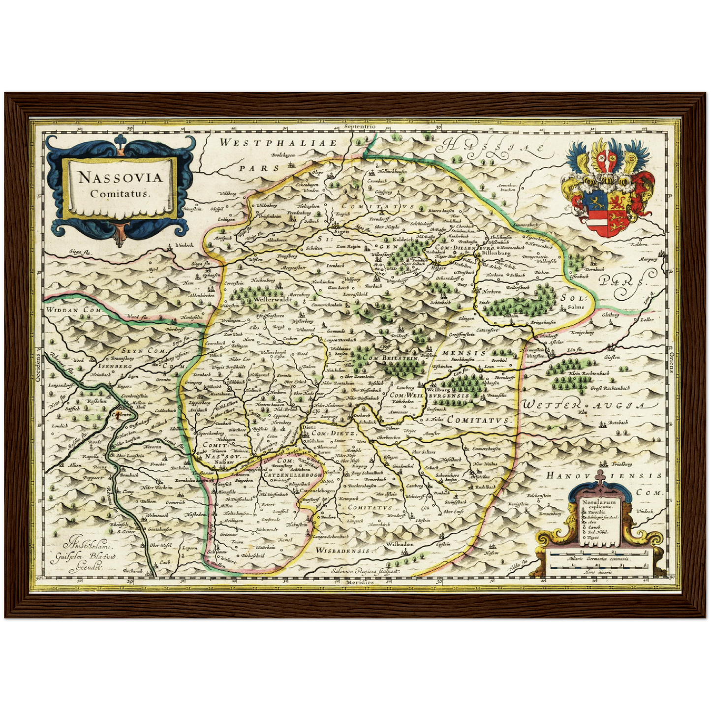 Historical city map Test product horizontal 3 sizes