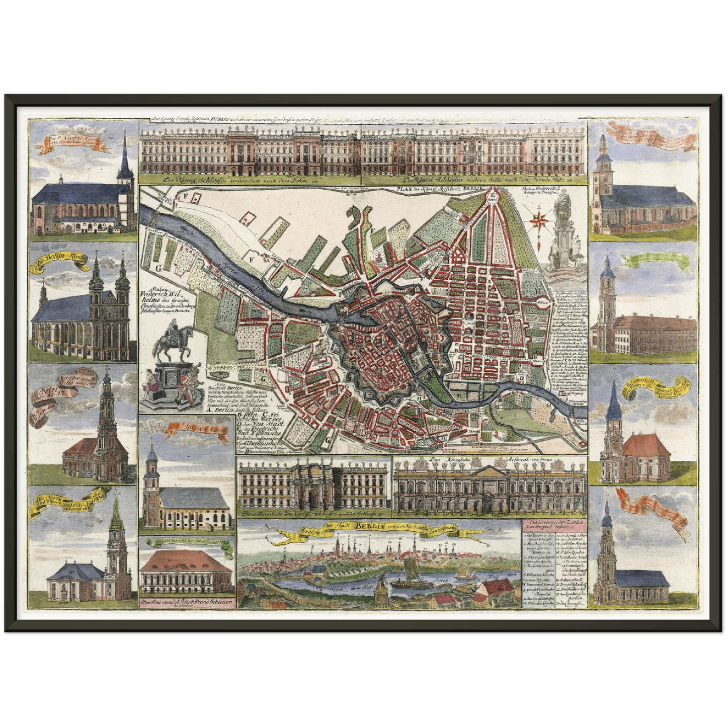 Historical city map Test product horizontal 3 sizes