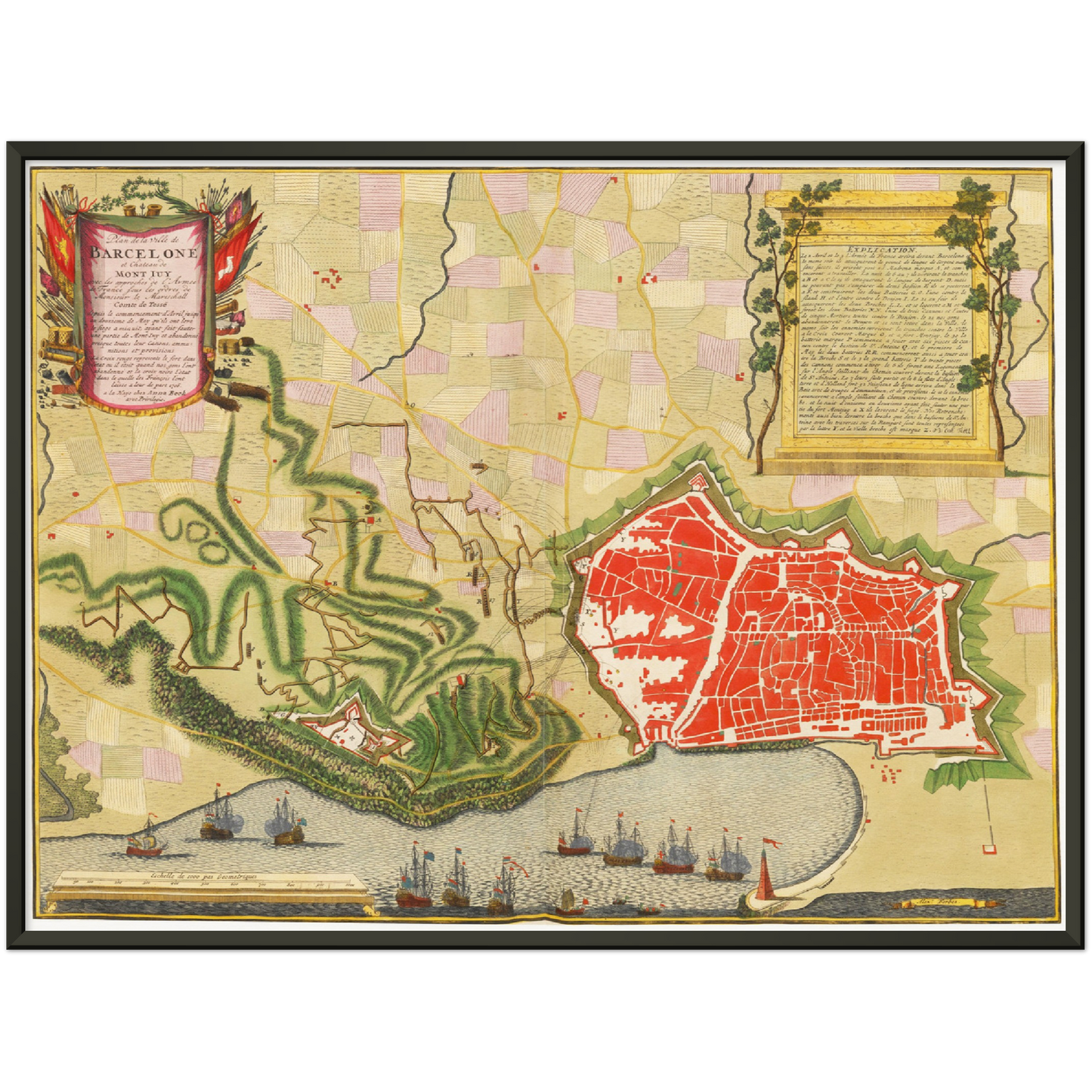 Historical city map Test product horizontal 3 sizes