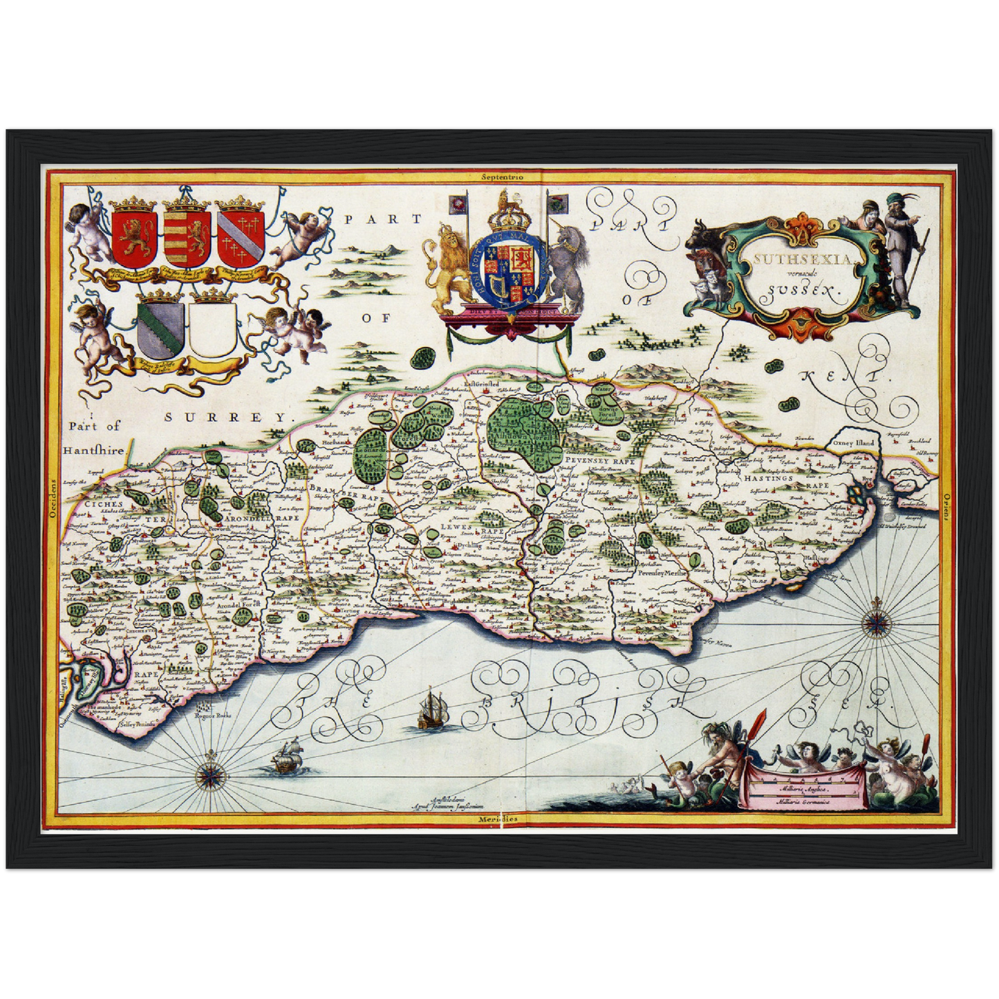 Historical city map Test product horizontal 3 sizes
