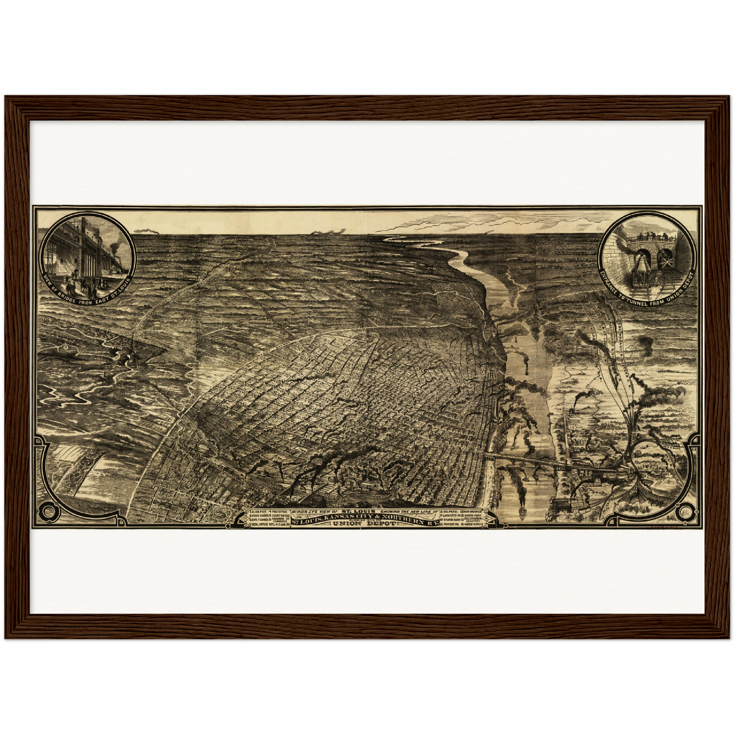 Historical city map Test product horizontal 3 sizes