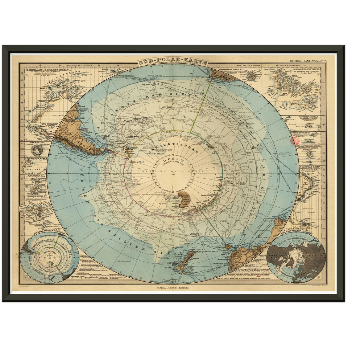 Historical city map Test product horizontal 3 sizes