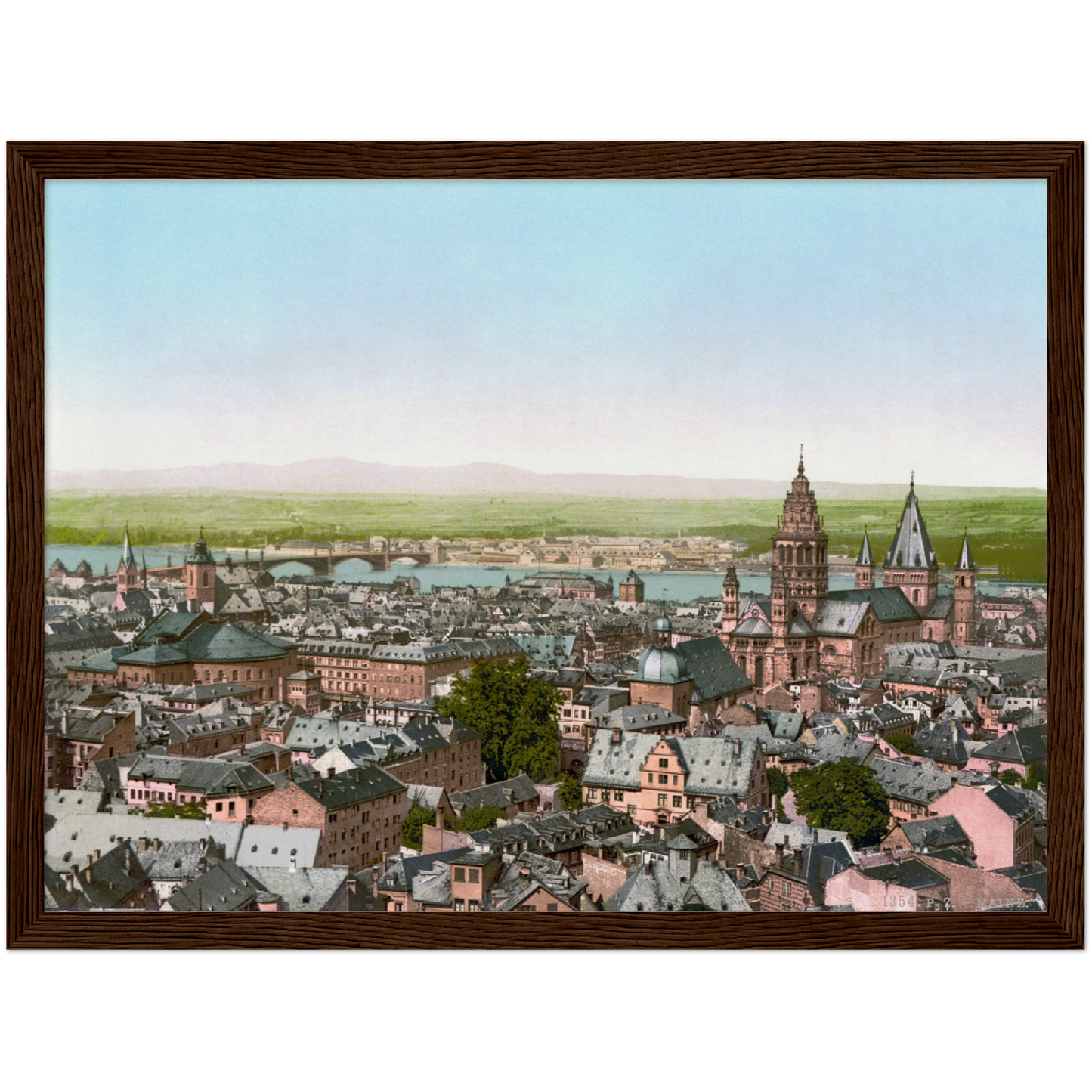 Historische Ansicht Mainz um 1890
