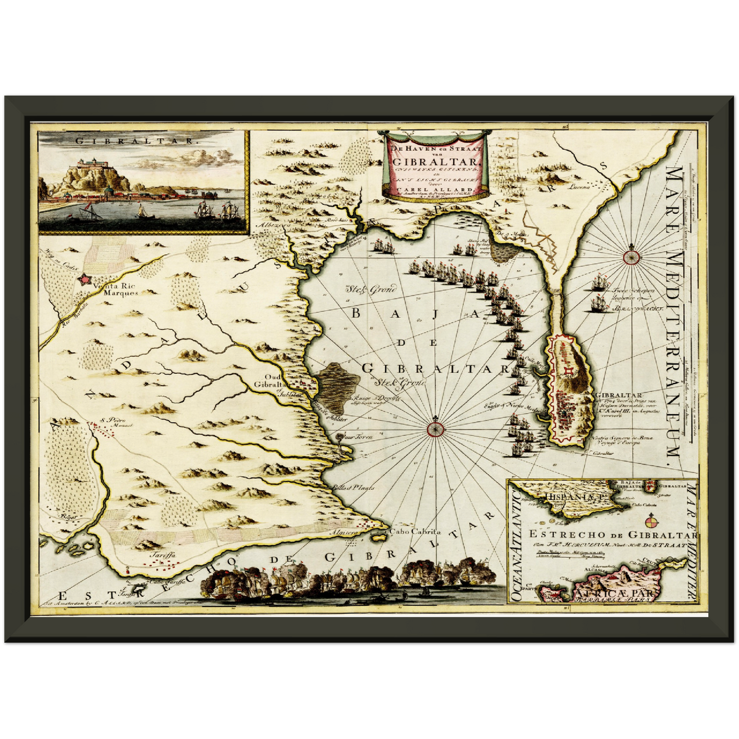 Historical city map Test product horizontal 3 sizes