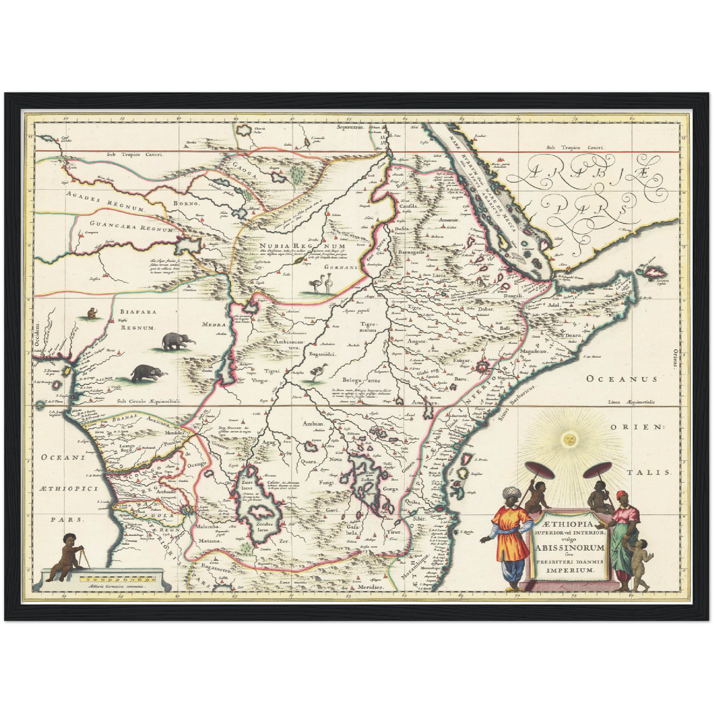 Historical city map Test product horizontal 3 sizes