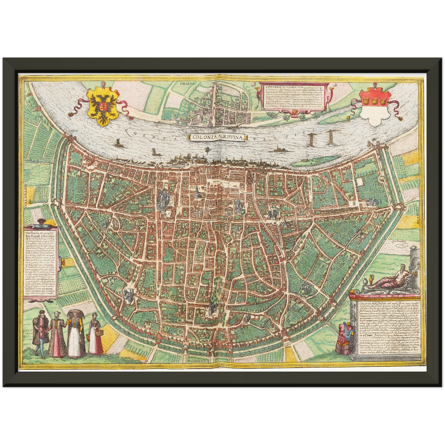 Historischer Stadtplan Köln um 1570