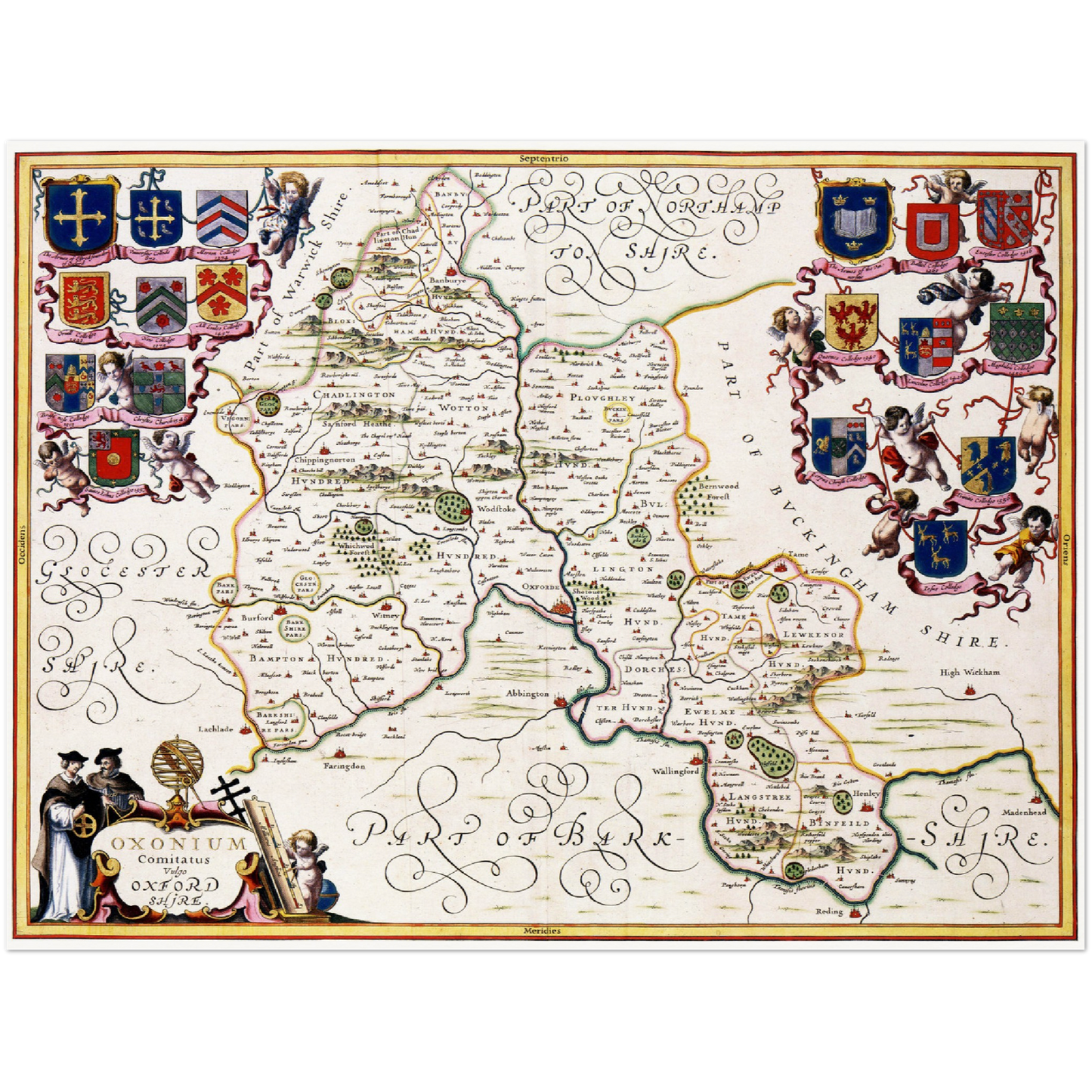 Historical city map Test product horizontal 3 sizes