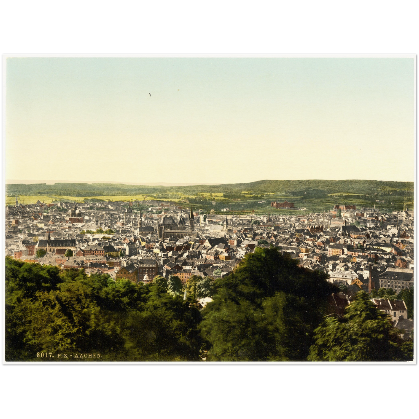 Historische Ansicht Aachen um 1895