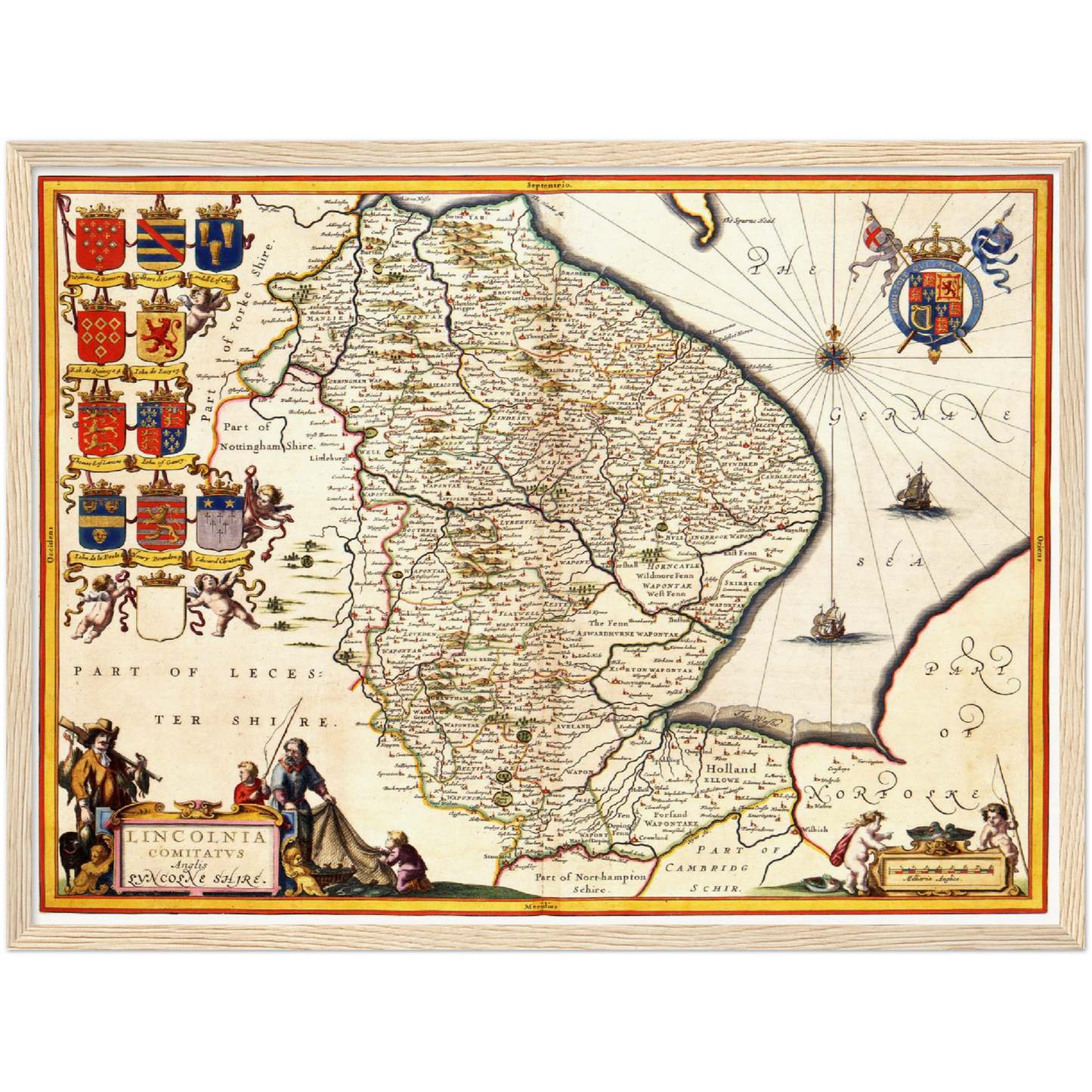 Historical city map Test product horizontal 3 sizes