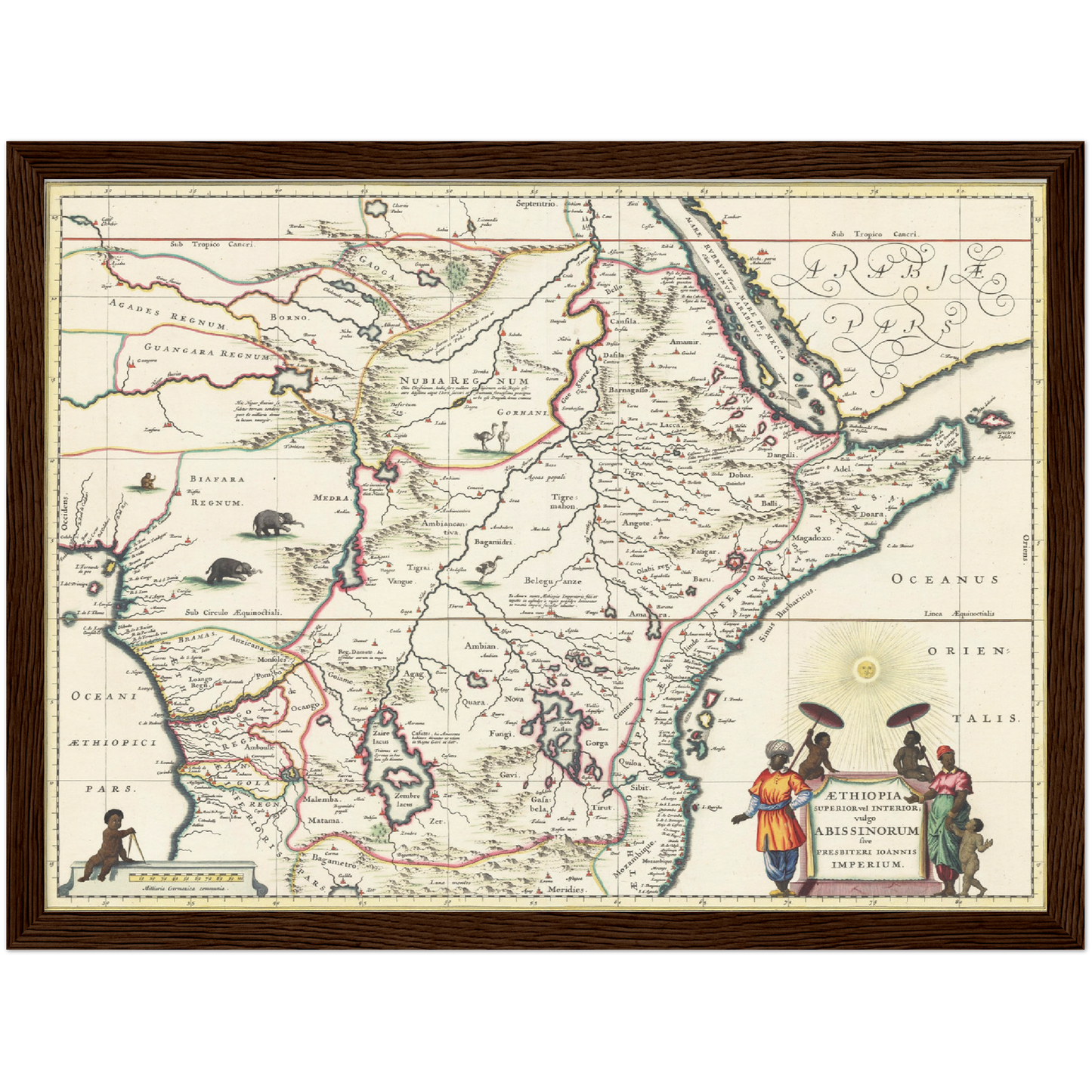 Historical city map Test product horizontal 3 sizes