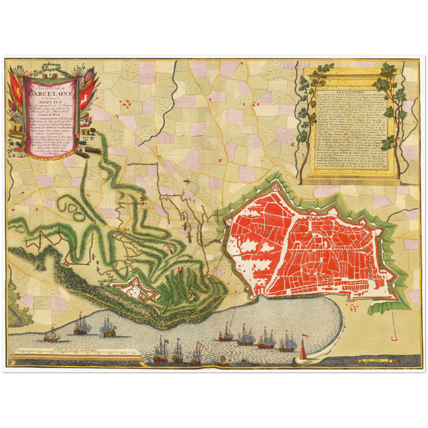 Historical city map Test product horizontal 3 sizes