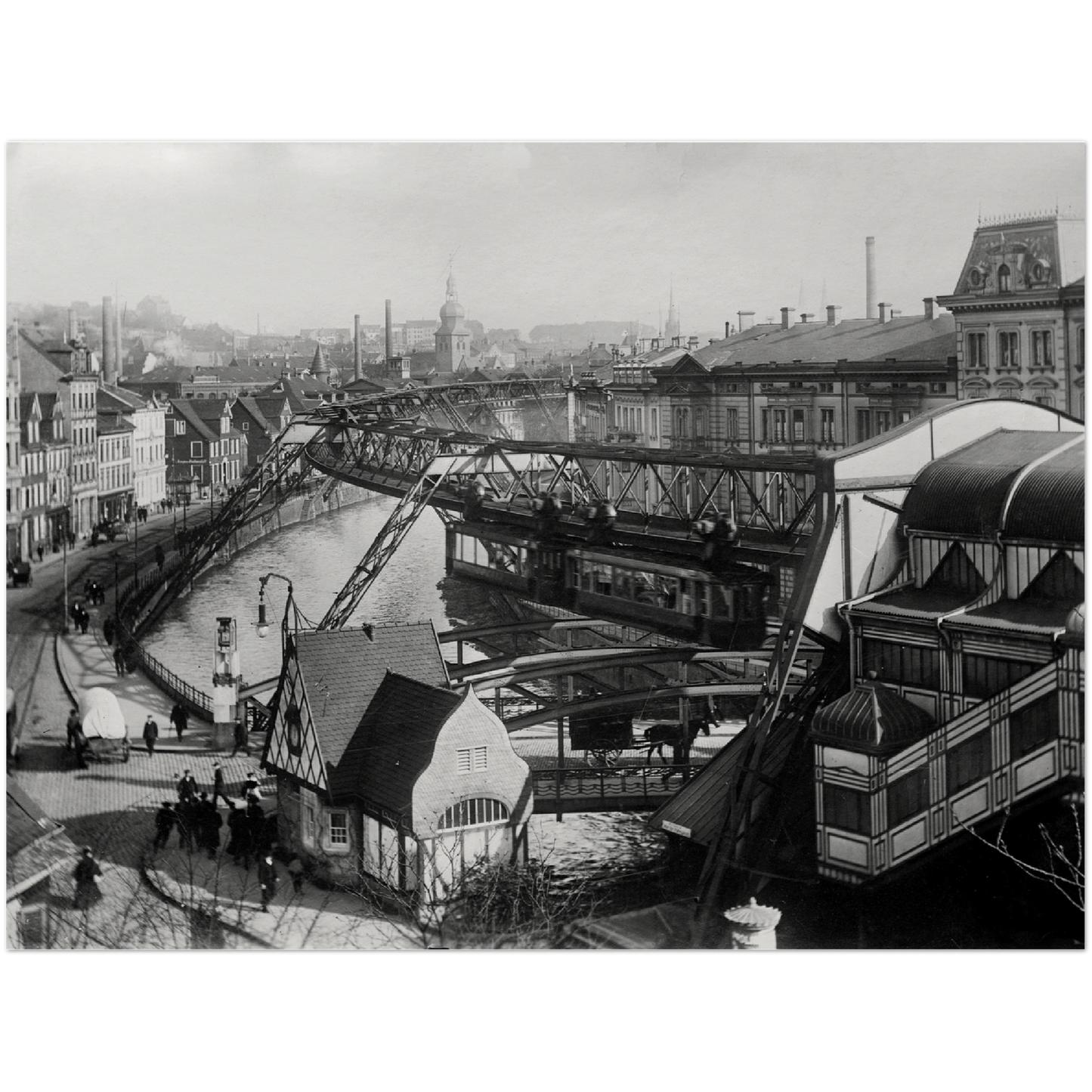 Historische Ansicht Wuppertaler um 1913