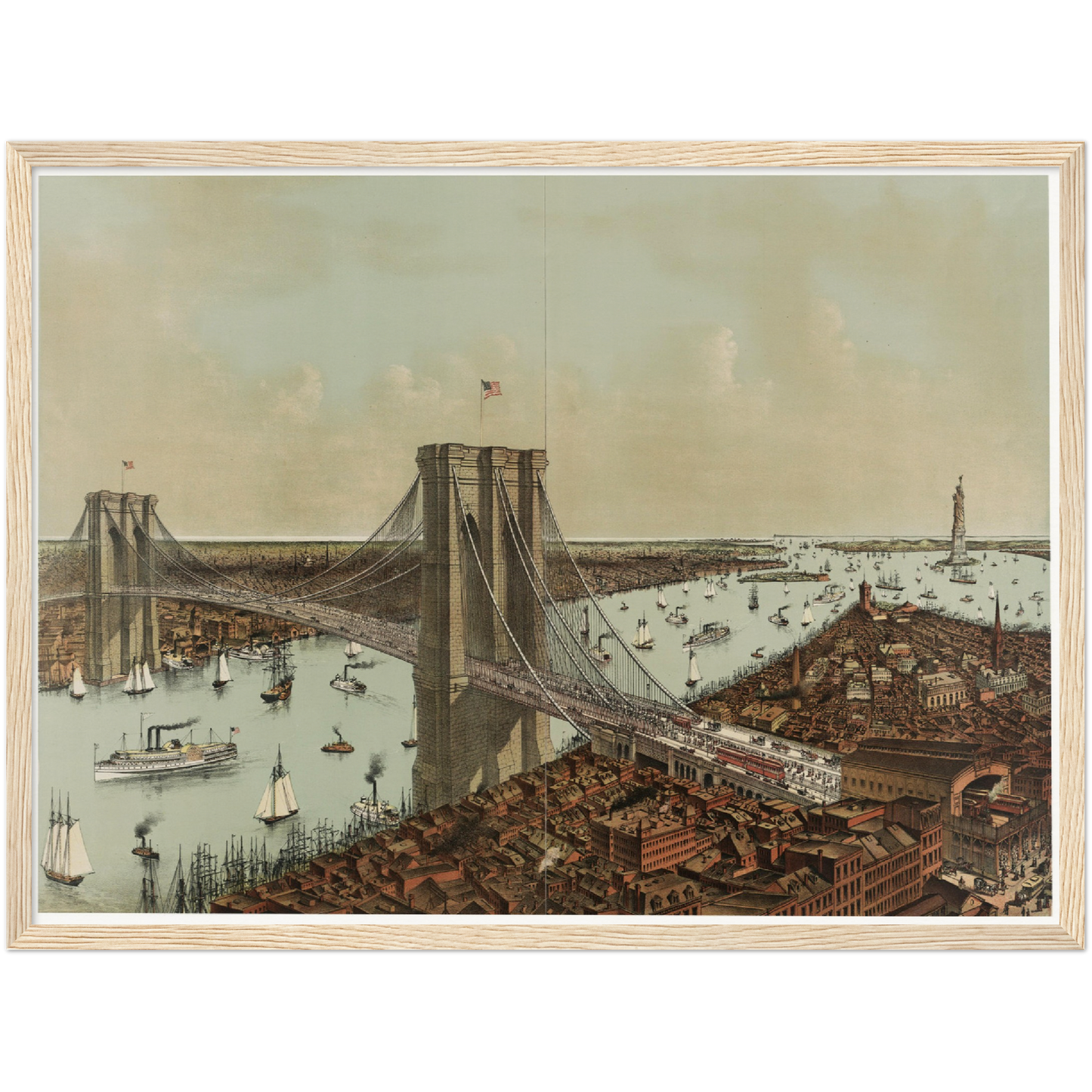 Historical city map Test product horizontal 3 sizes