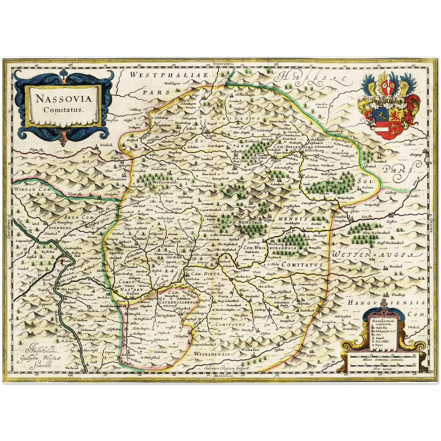 Historical city map Test product horizontal 3 sizes
