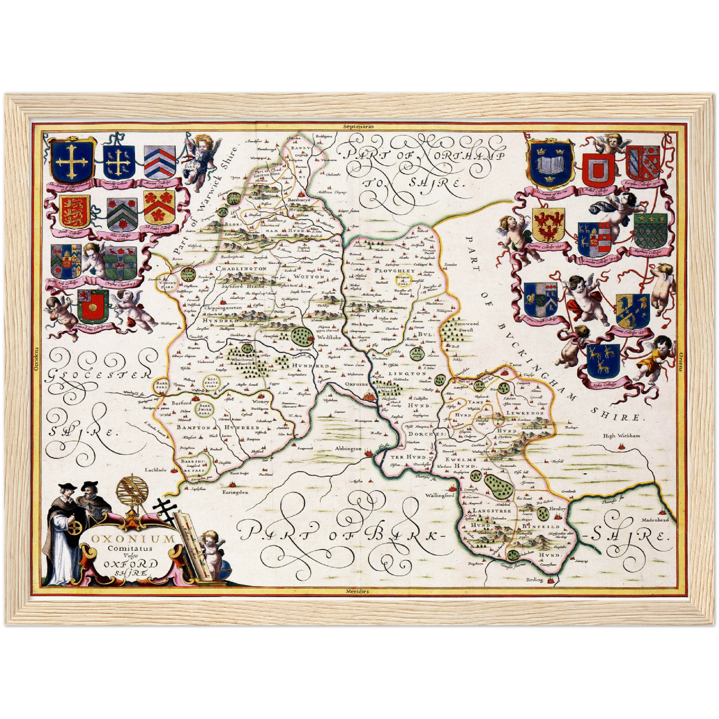 Historical city map Test product horizontal 3 sizes