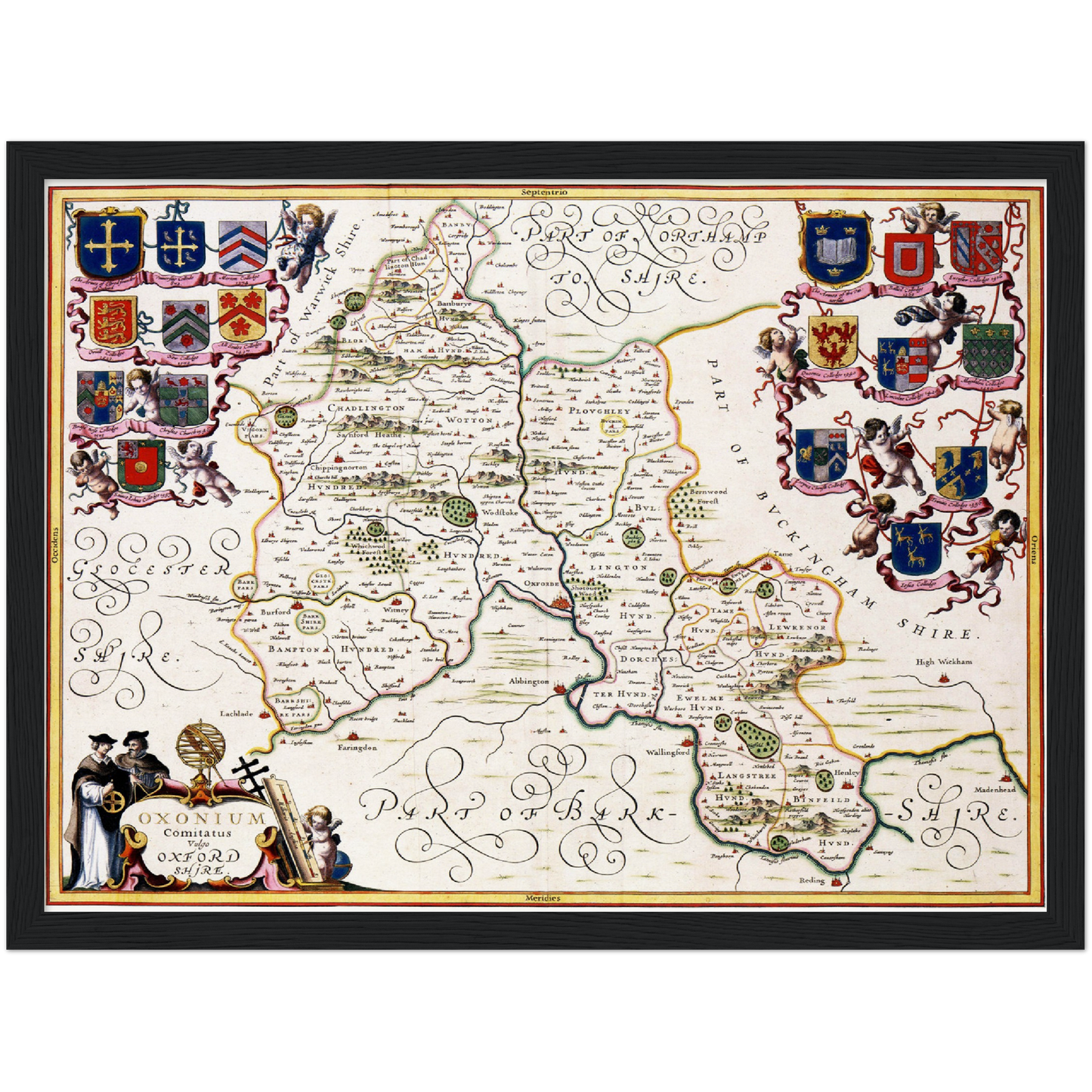 Historical city map Test product horizontal 3 sizes