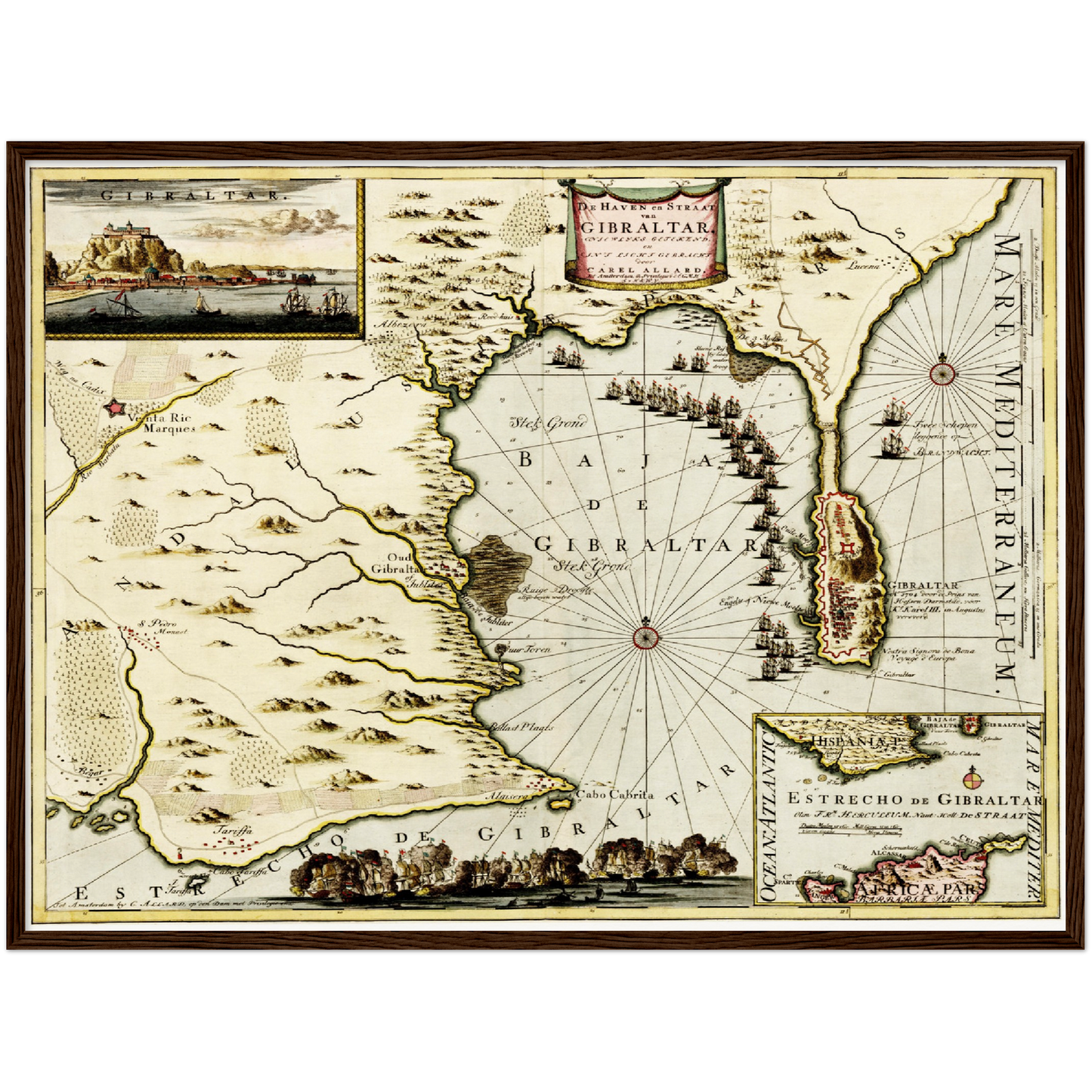 Historical city map Test product horizontal 3 sizes