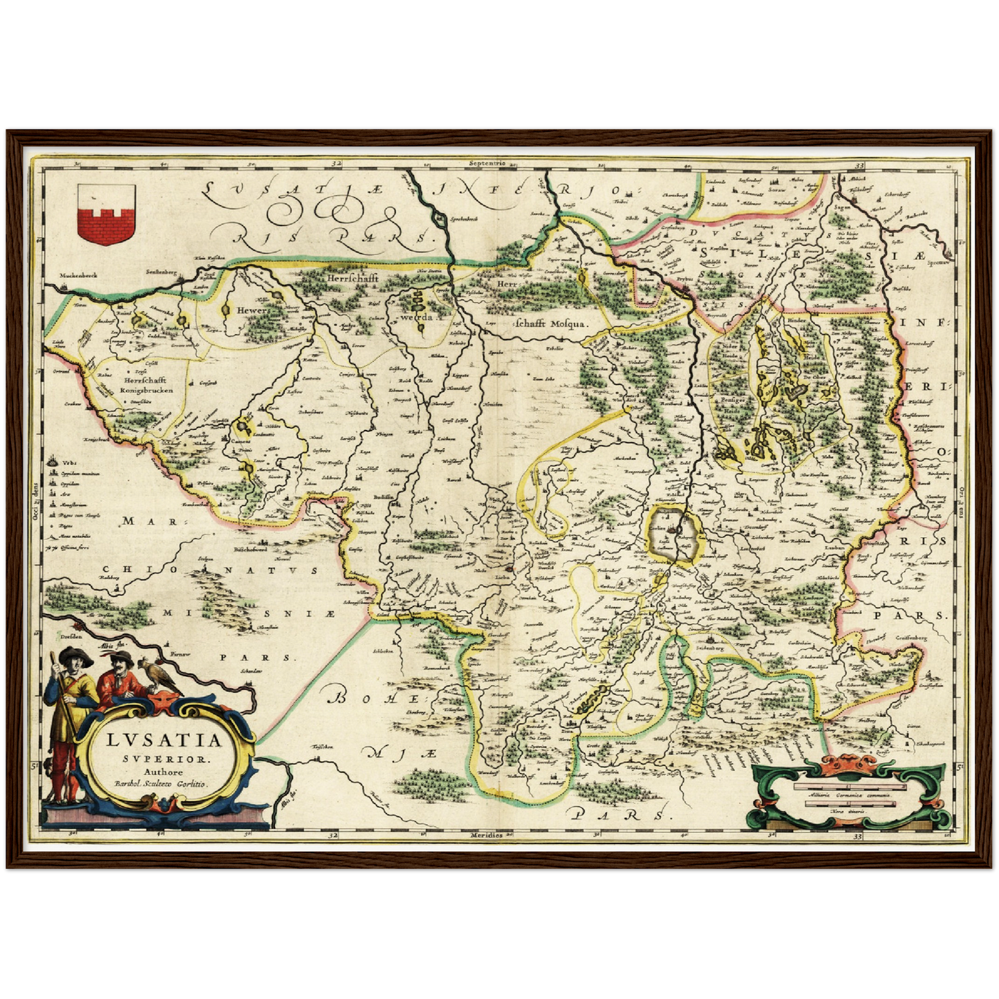 Historical city map Test product horizontal 3 sizes
