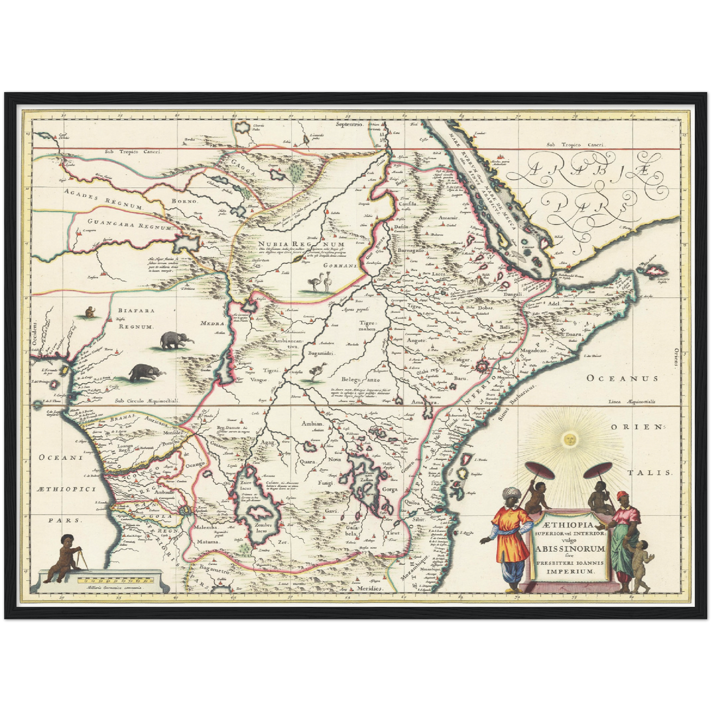 Historical city map Test product horizontal 3 sizes
