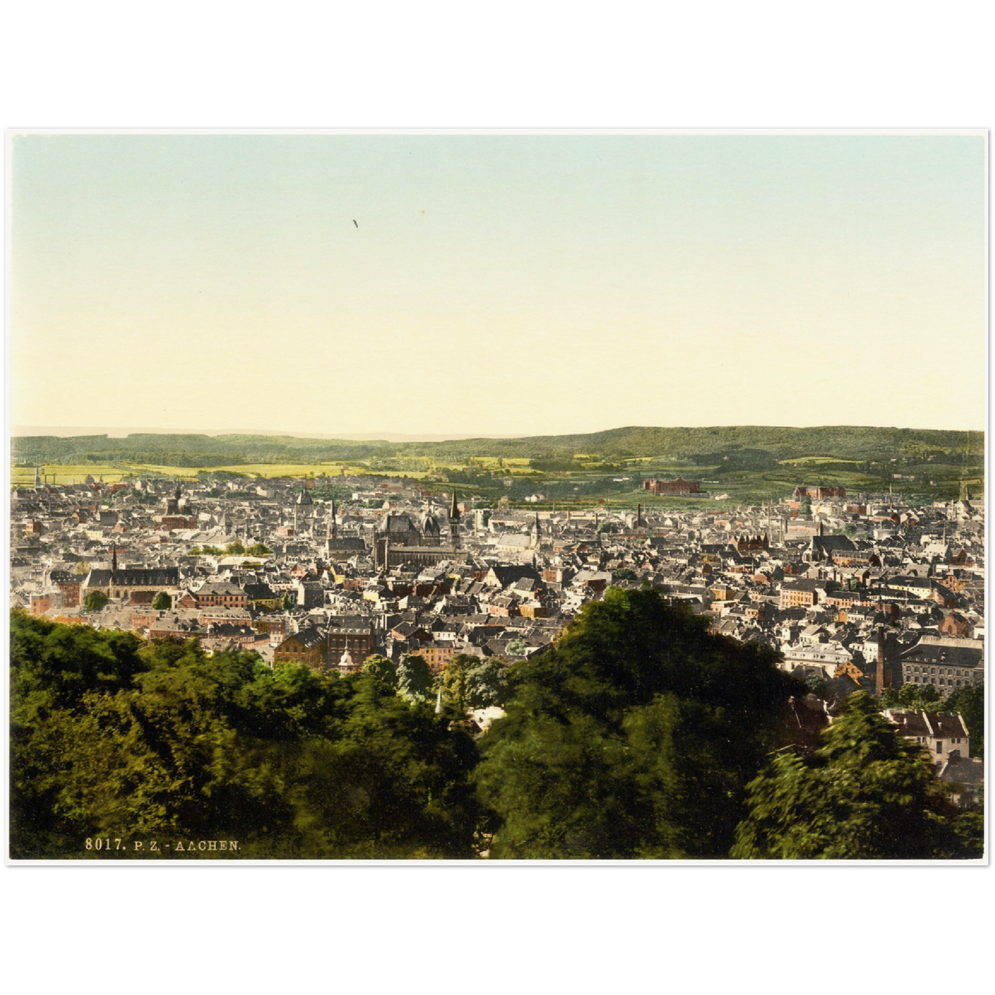 Historische Ansicht Aachen um 1895
