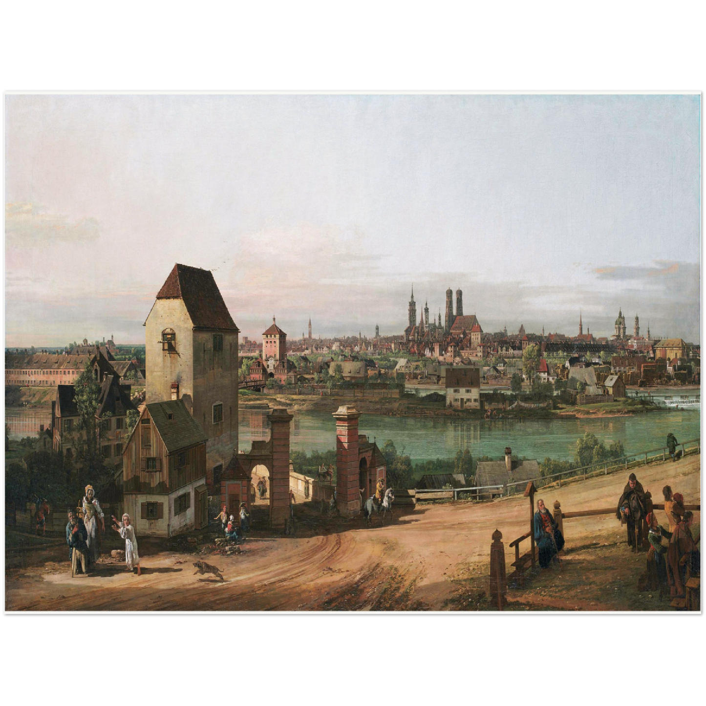 Historische Ansicht München um 1761
