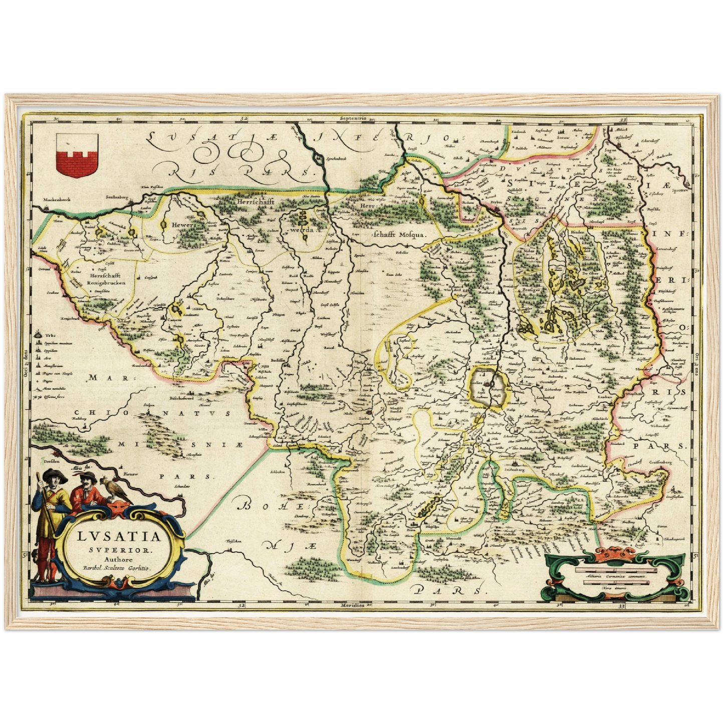 Historical city map Test product horizontal 3 sizes