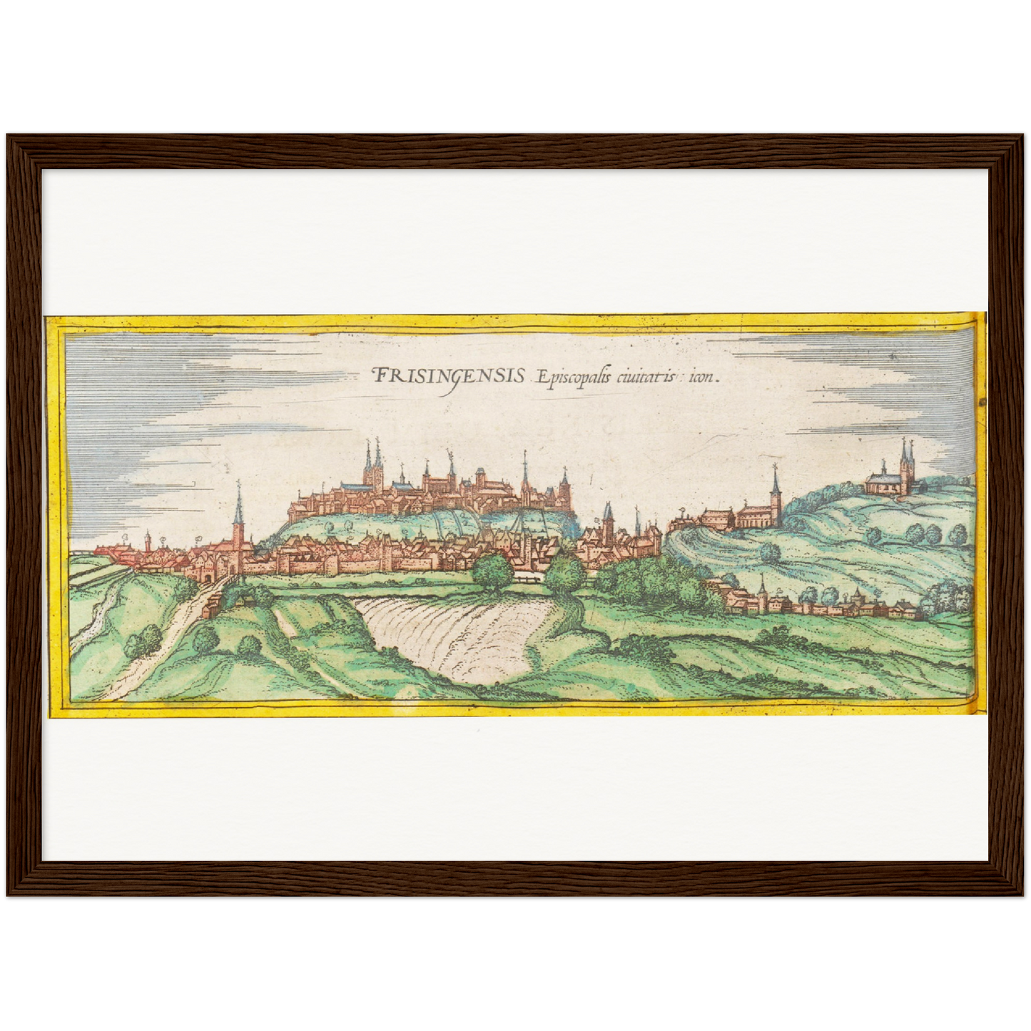 Historical city map Test product horizontal 3 sizes
